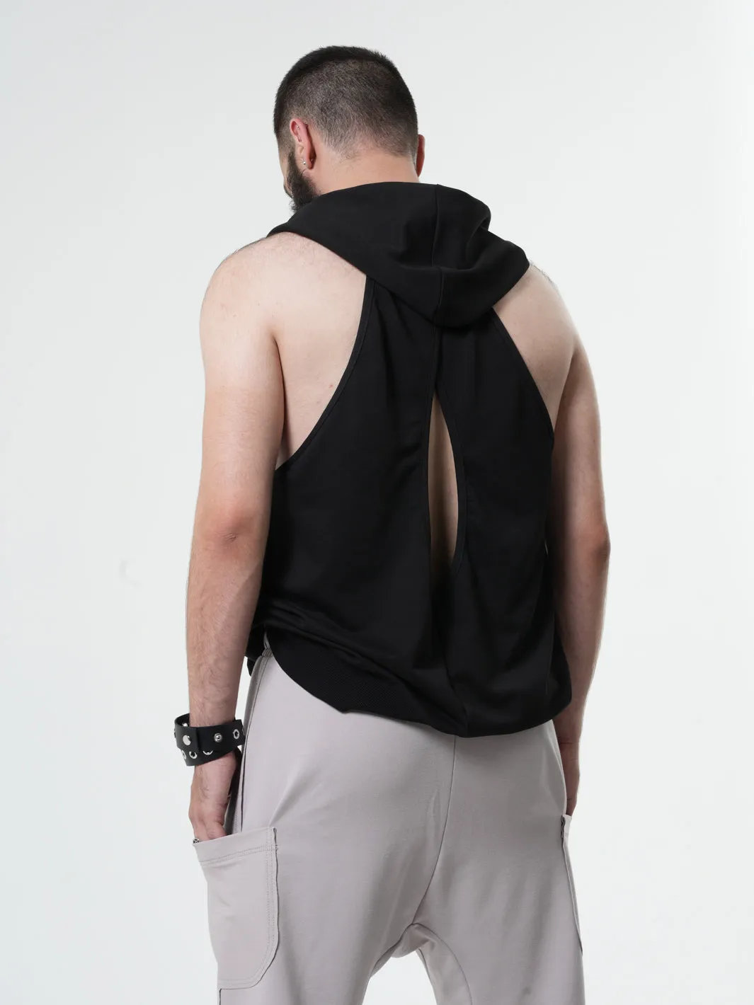 Hooded Mens Vest