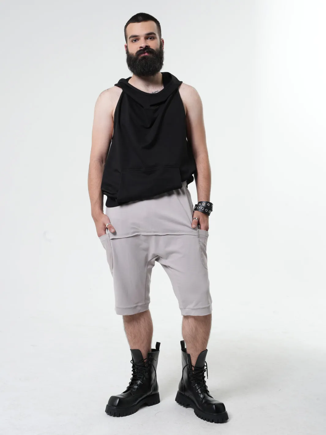 Hooded Mens Vest