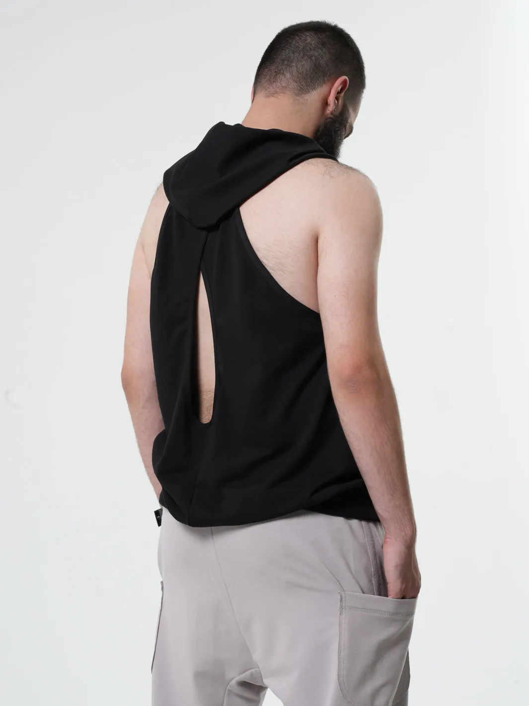 Hooded Mens Vest