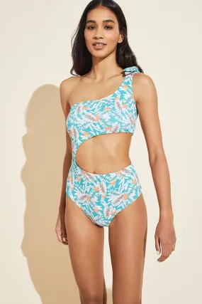 Ibiza Printed Textured One-Piece