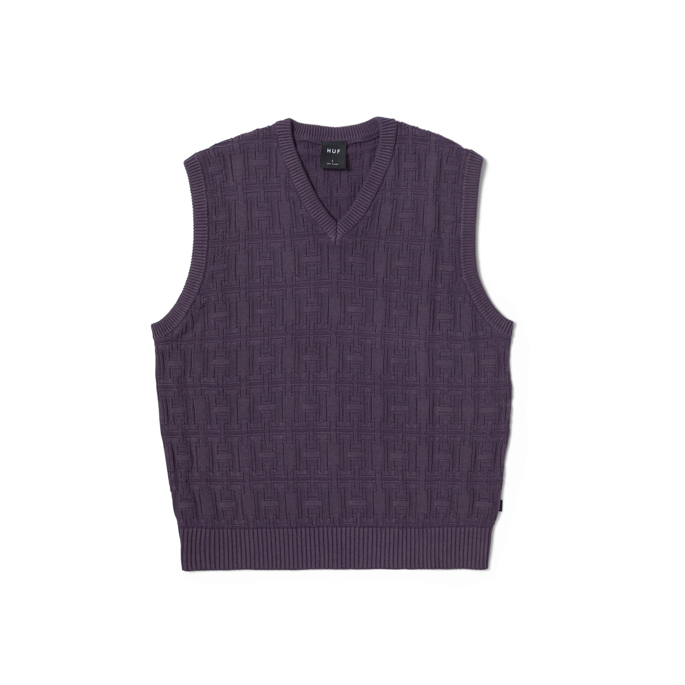 Interlaced Jacquard Overdyed Vest