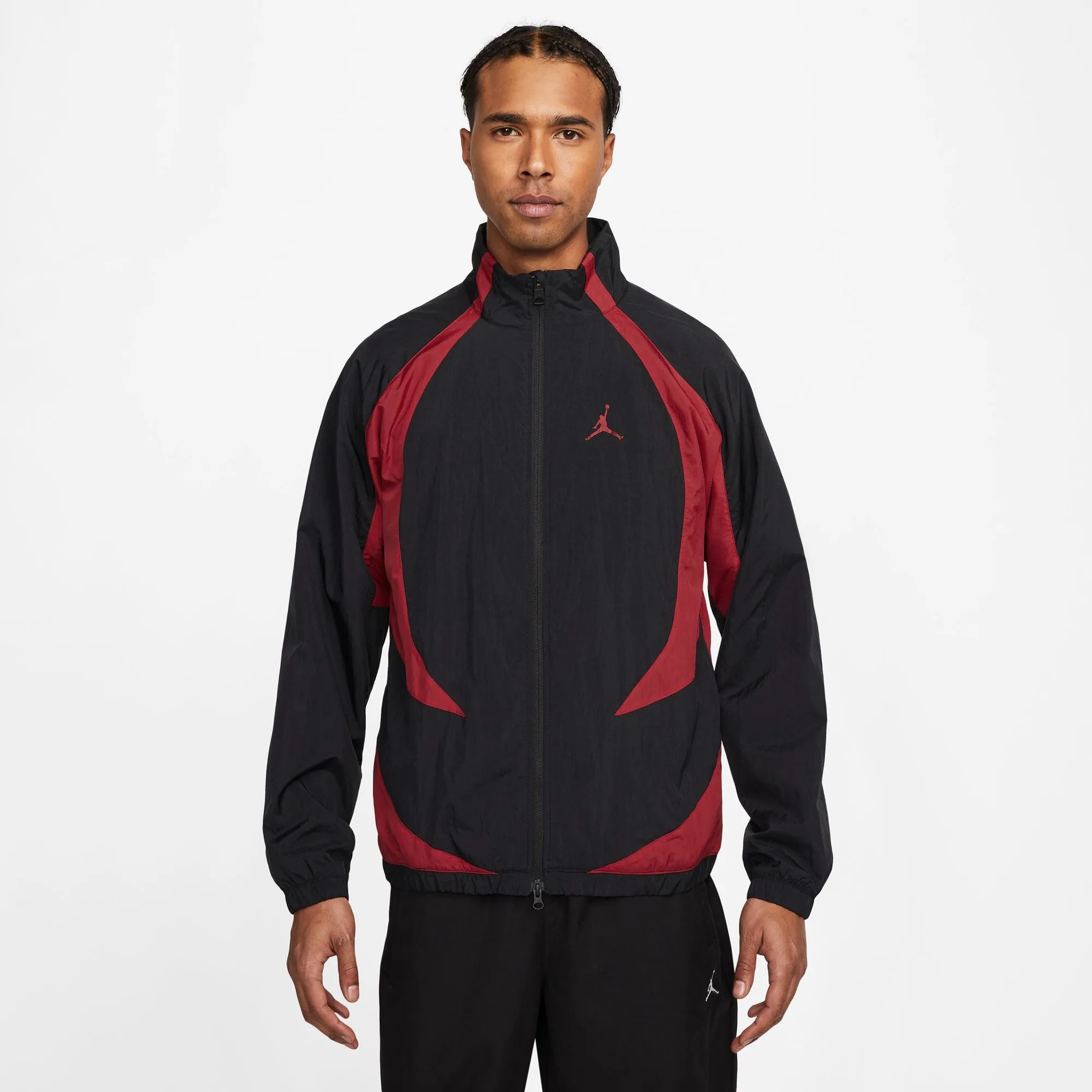 Jordan Sport Jam Warm Up Jacket 'Black/Red'