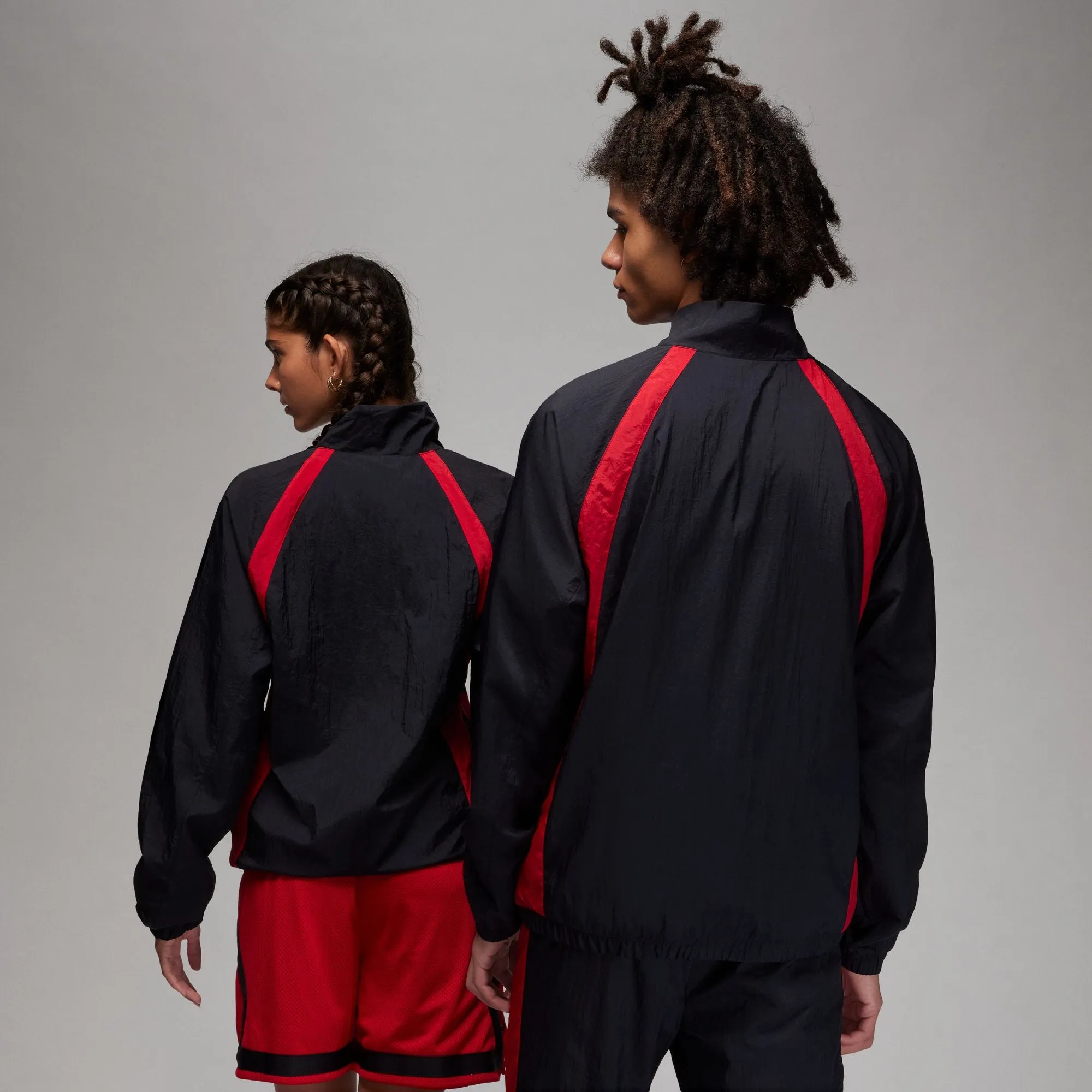 Jordan Sport Jam Warm Up Jacket 'Black/Red'