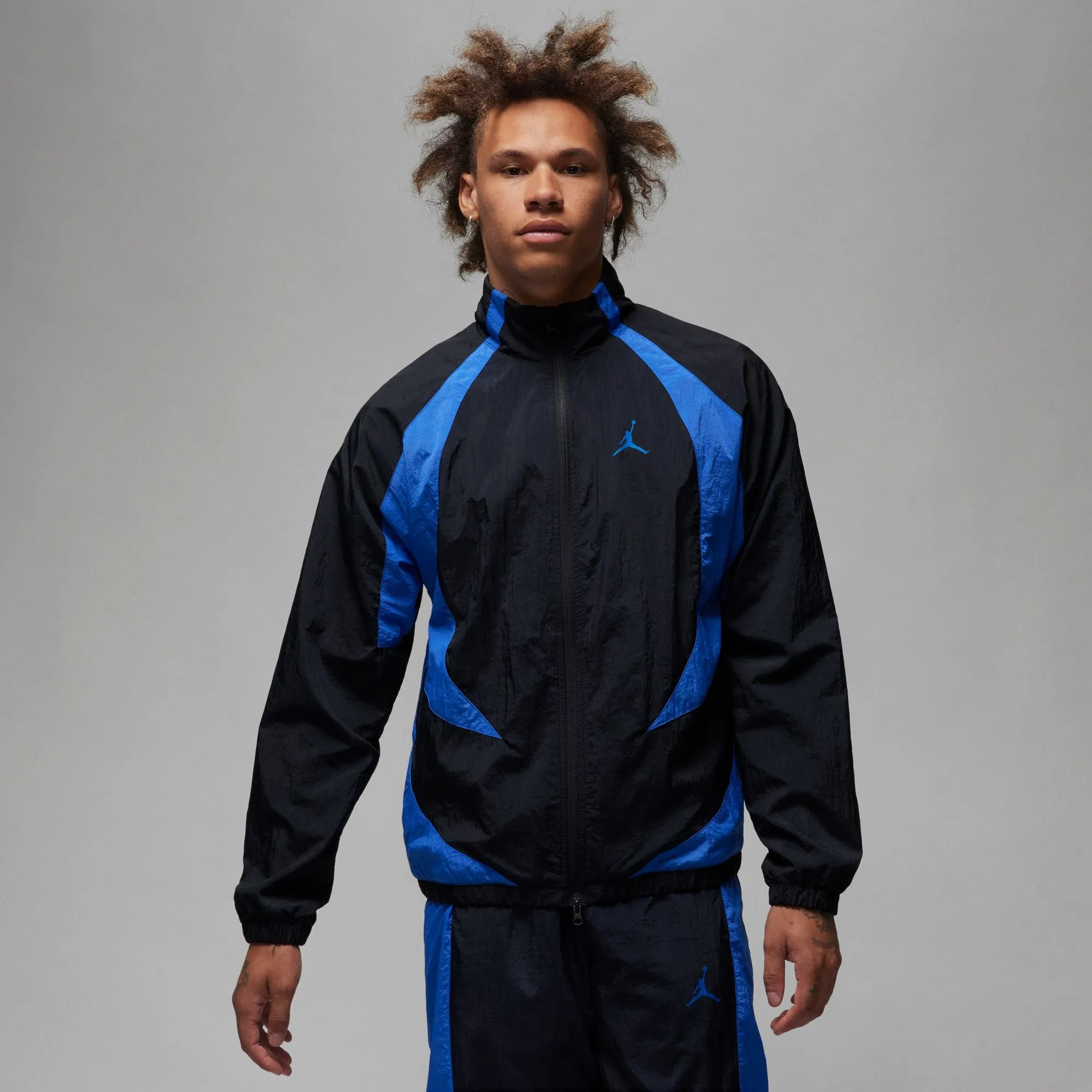 Jordan Sport Jam Warm Up Jacket 'Black/Royal'