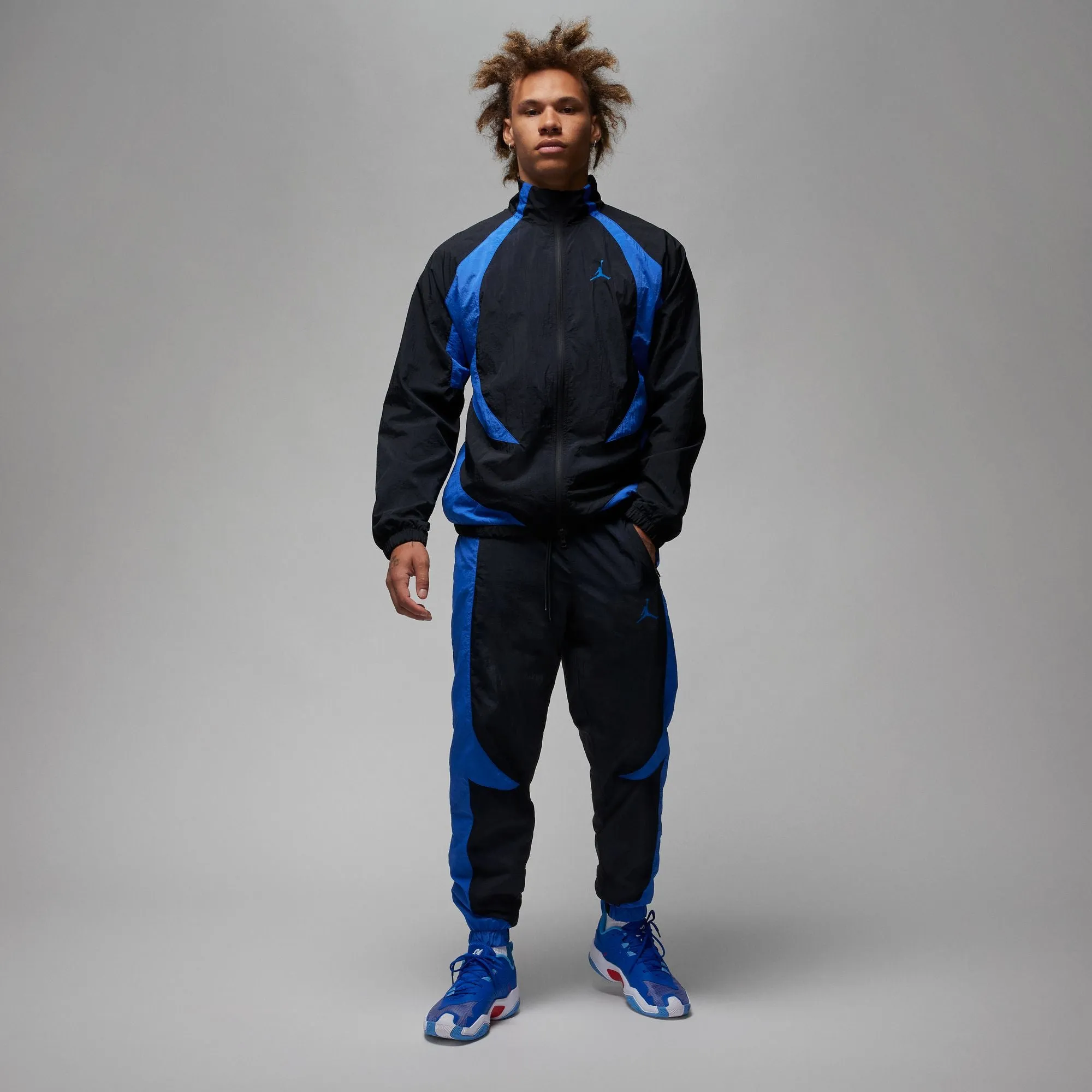 Jordan Sport Jam Warm Up Pants 'Black/Royal'