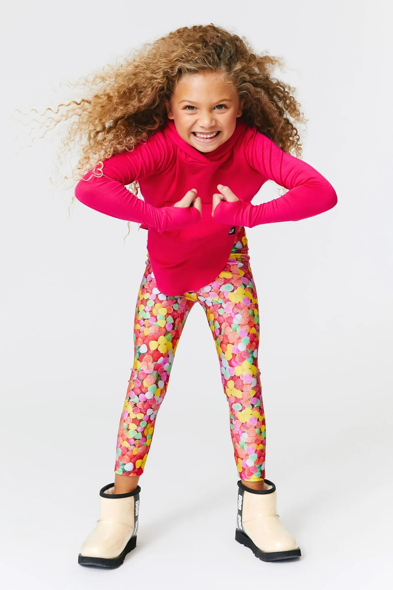 Kids Leggings in Gumdrops