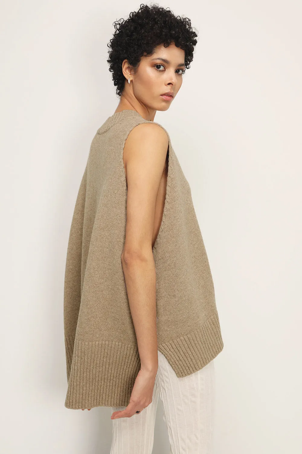 Lyla Oversized Knit Vest