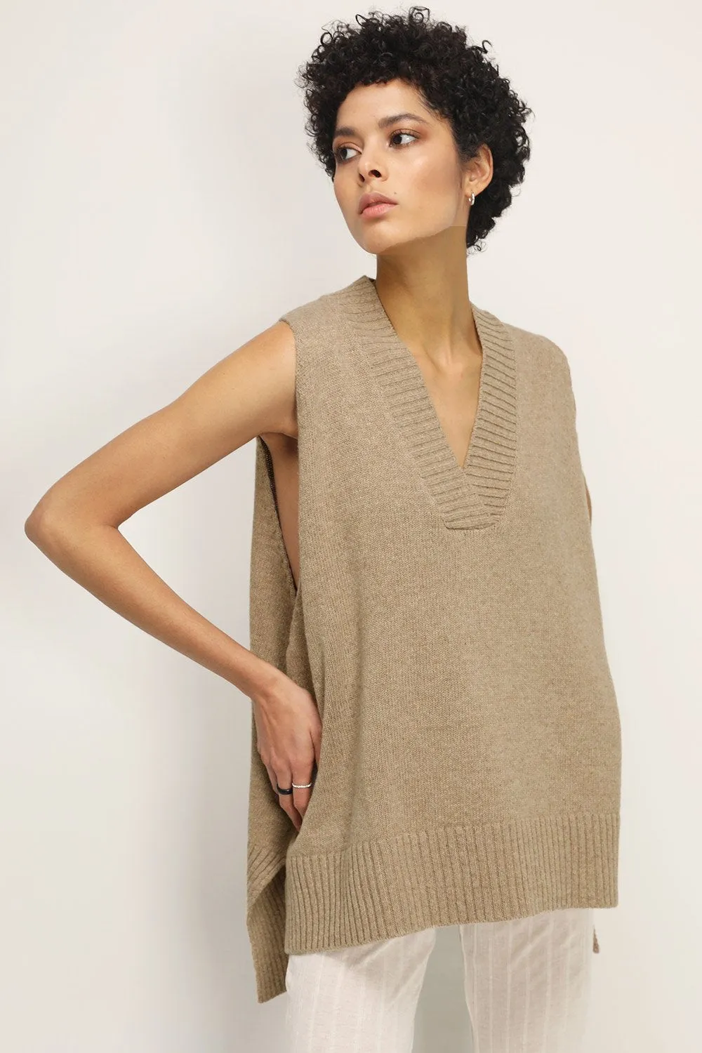 Lyla Oversized Knit Vest