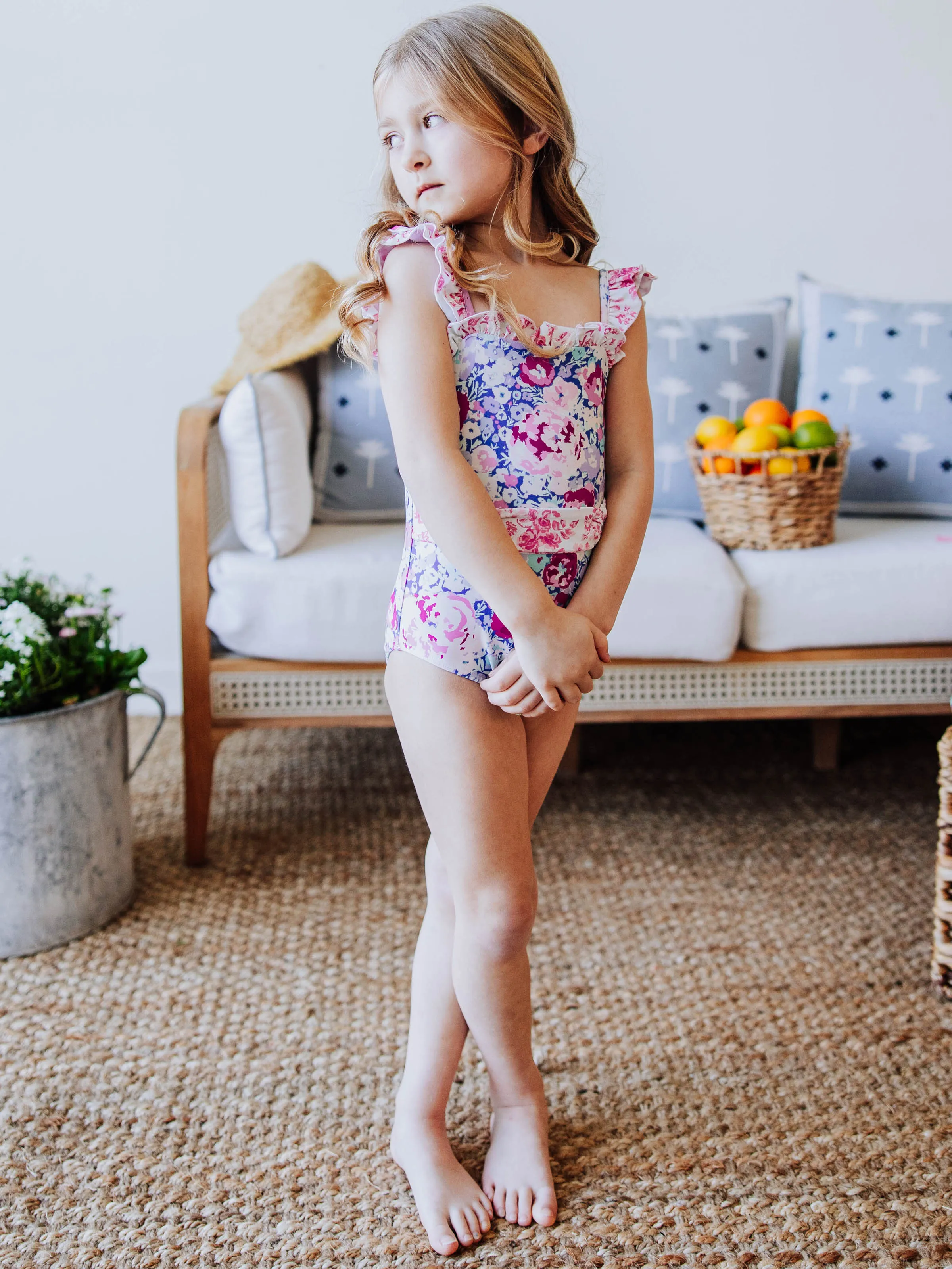 Maisie One Piece - Pastel Carnations