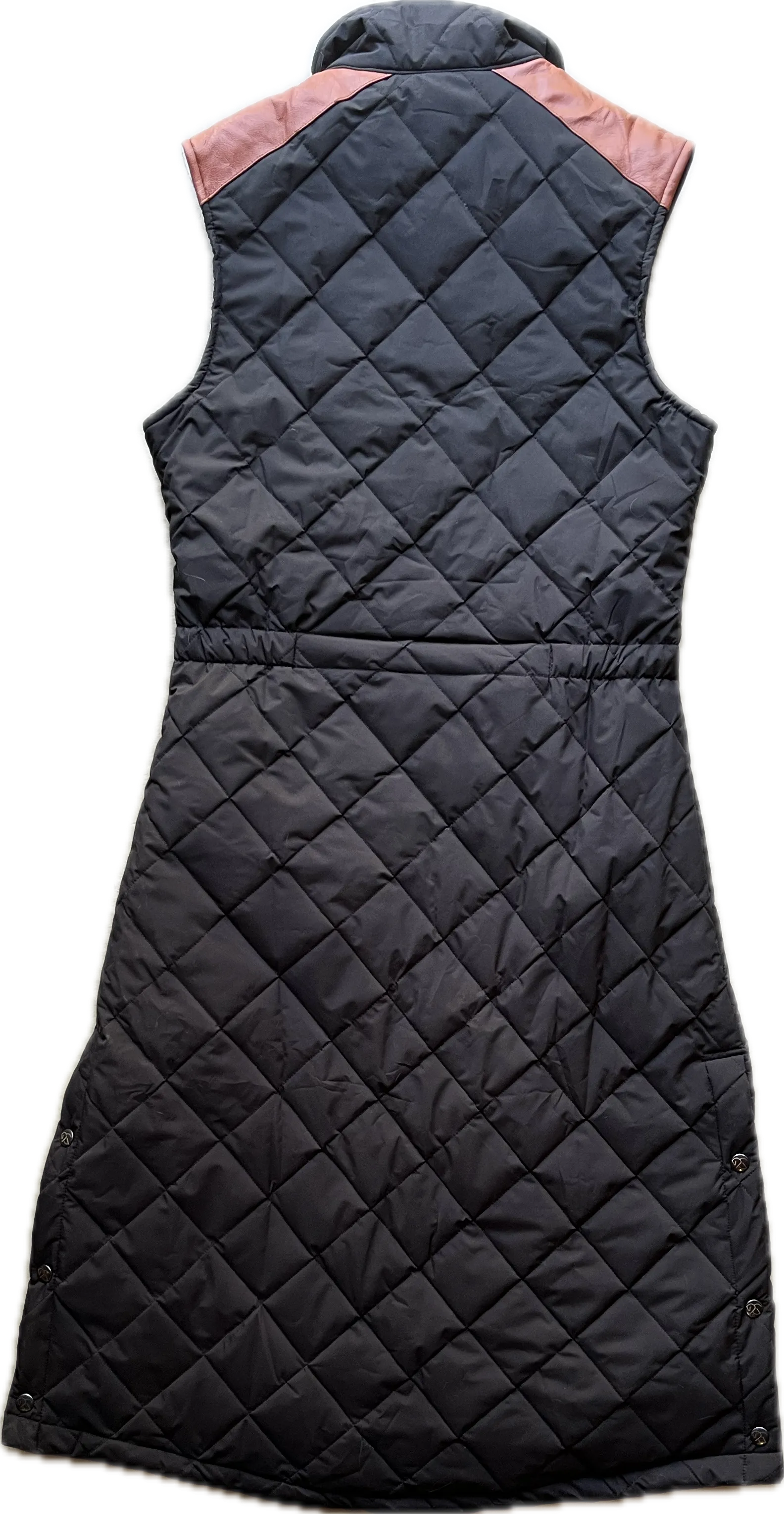 MALIN VEST LONG - black