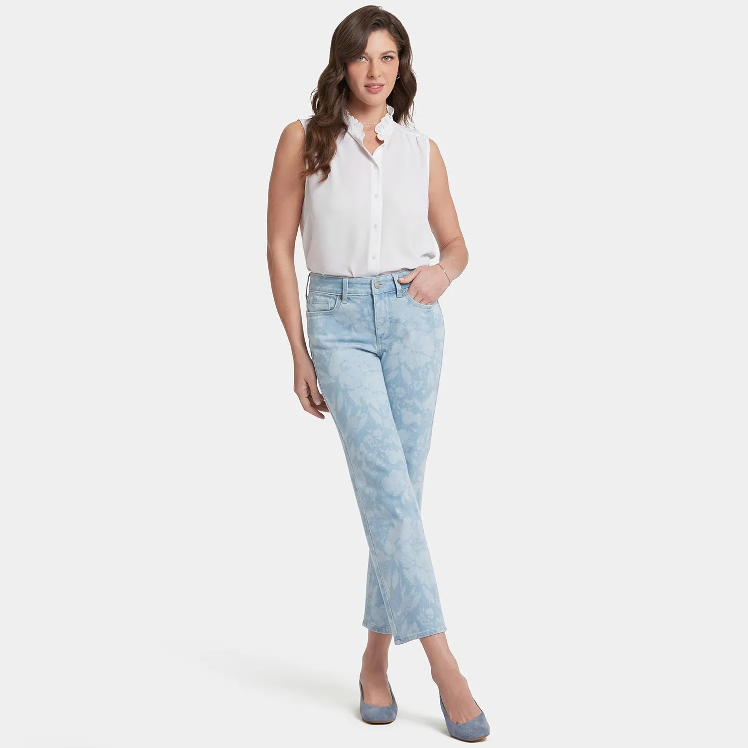 Marilyn Straight Ankle Jeans - Marian Annabella