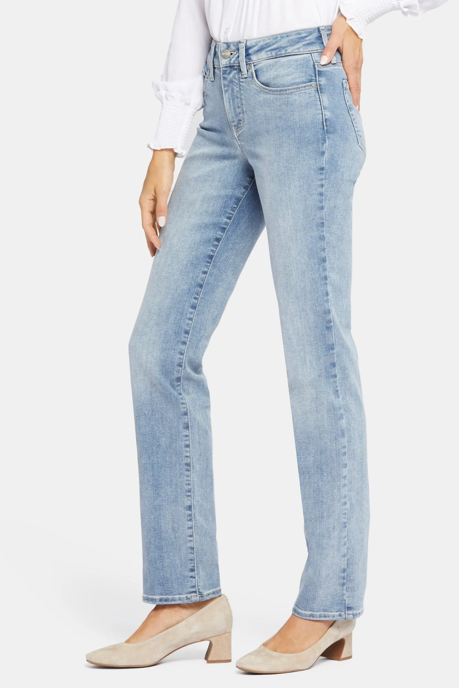 Marilyn Straight Jeans In Long Inseam - Haley