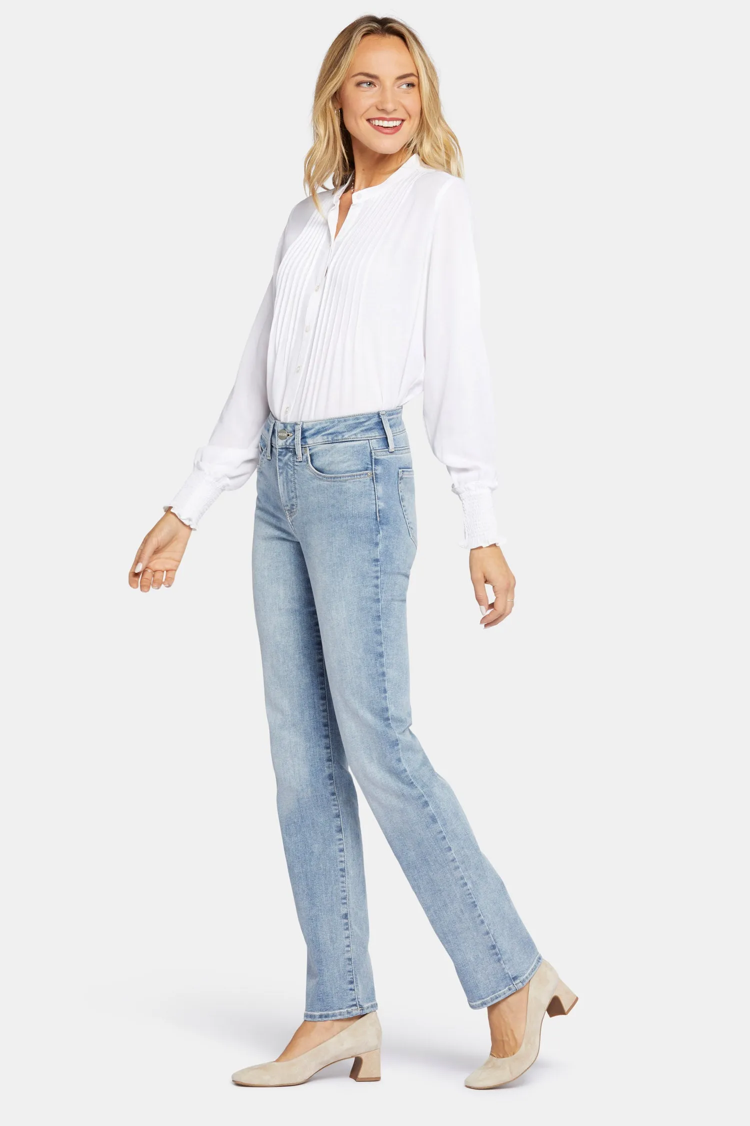 Marilyn Straight Jeans In Long Inseam - Haley