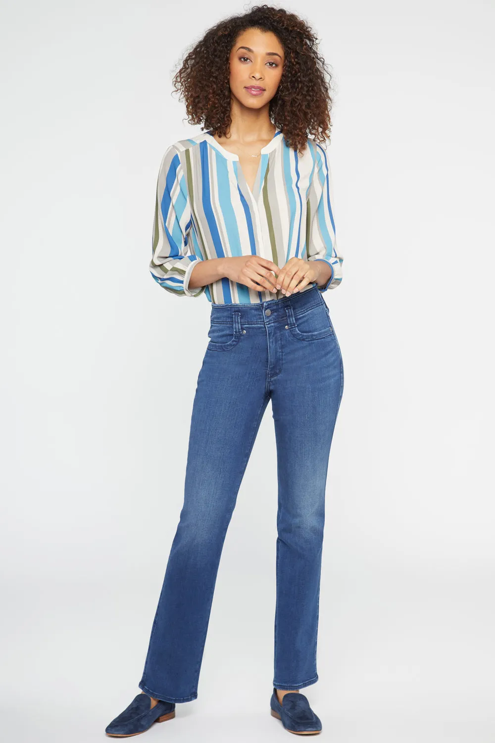 Marilyn Straight Jeans In Petite - Rendezvous