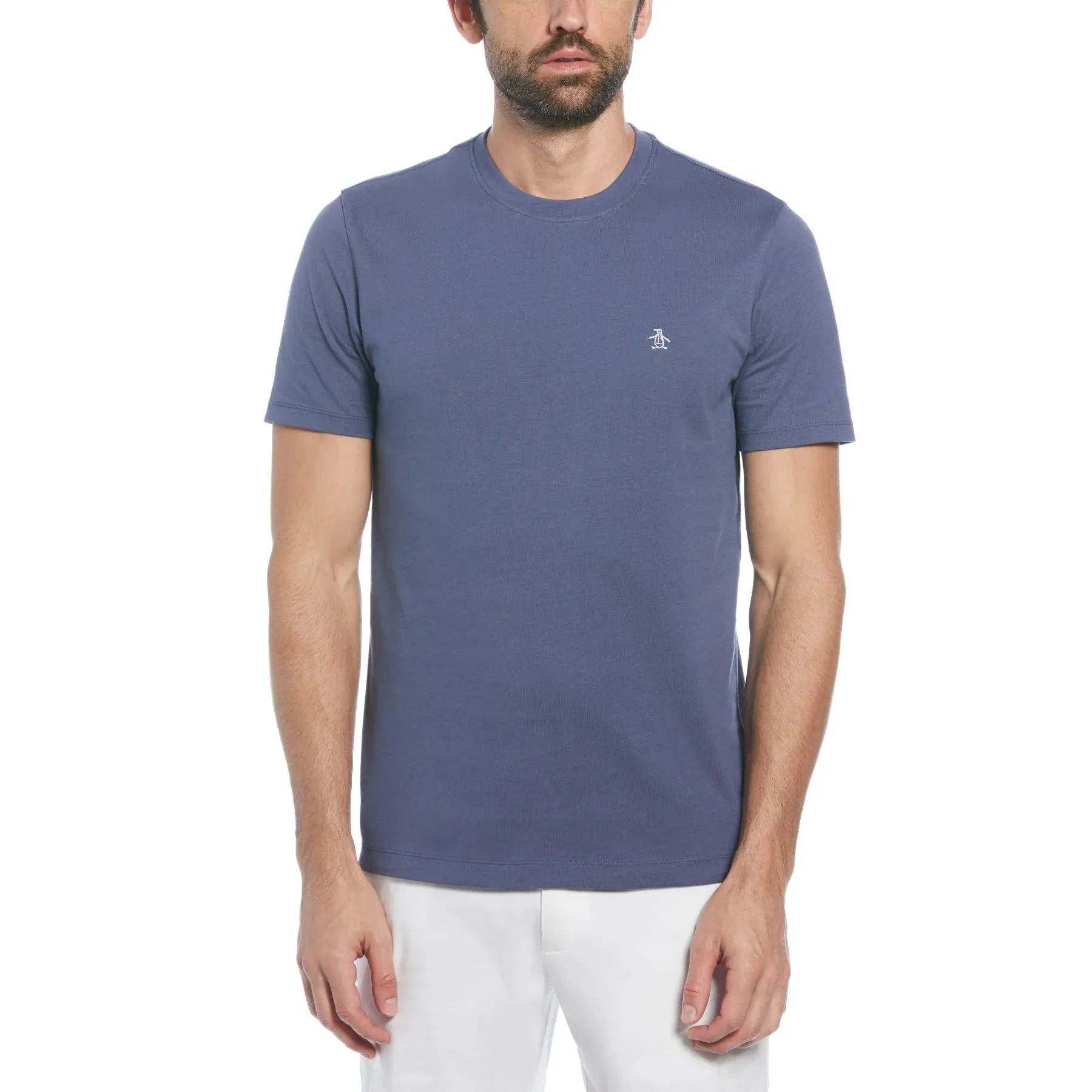 Original Penguin Mens Organic Cotton Logo T-Shirt -Short Sleeved