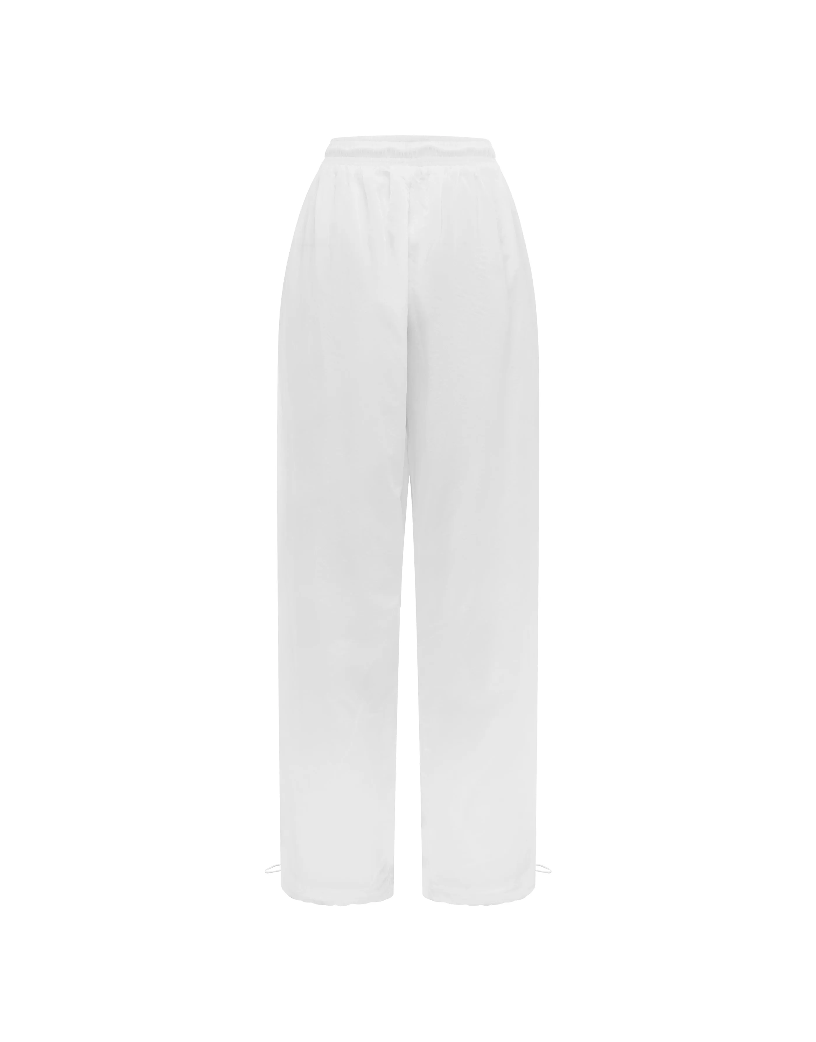 Parachute Pants- White