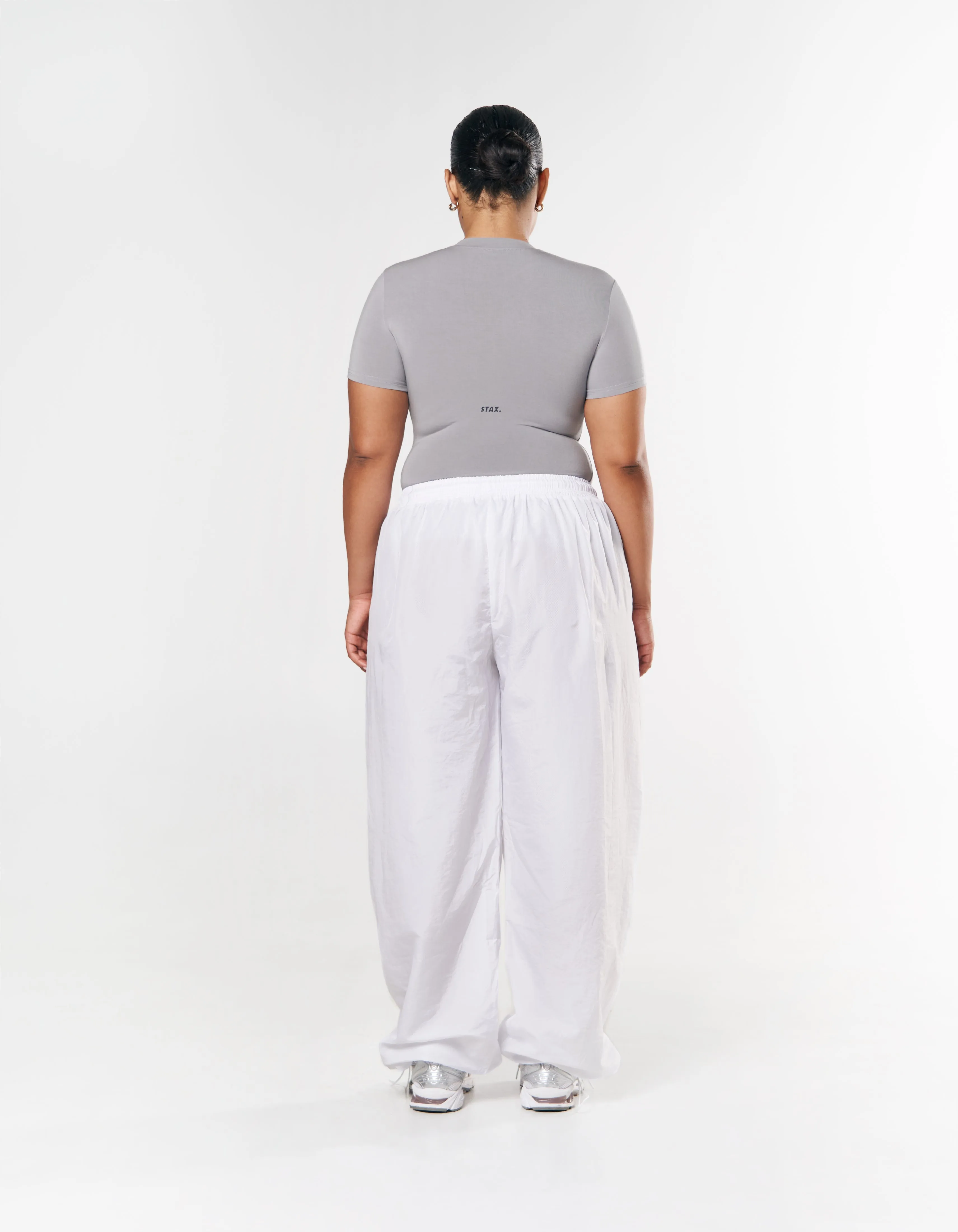 Parachute Pants- White