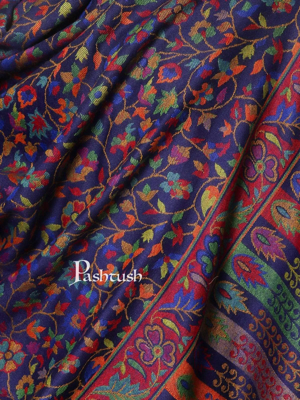 Pashtush Mens Ethnic Stole, Faux Pashmina, Soft And Warm, Multi Coloured