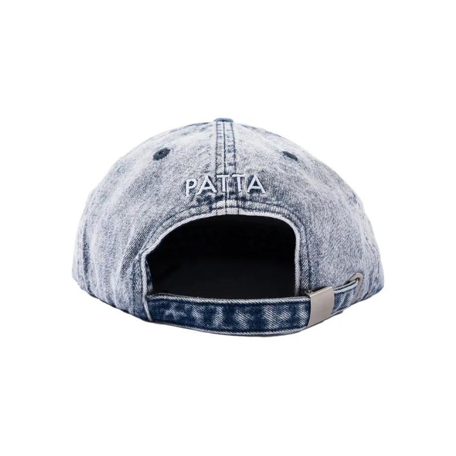 Patta Acid Wash Sports Cap - Blue Radiance