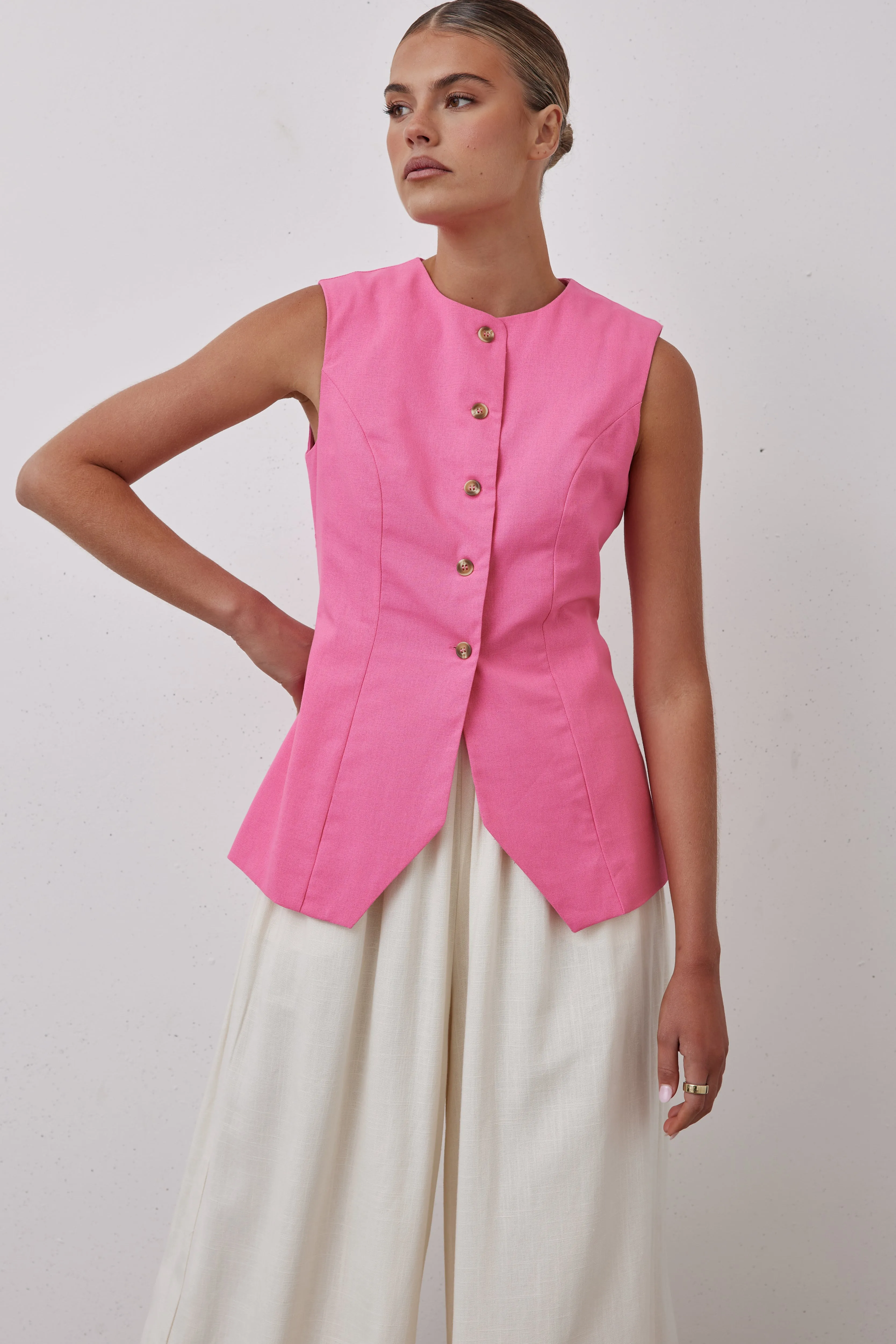 Pearson Vest (Pink)