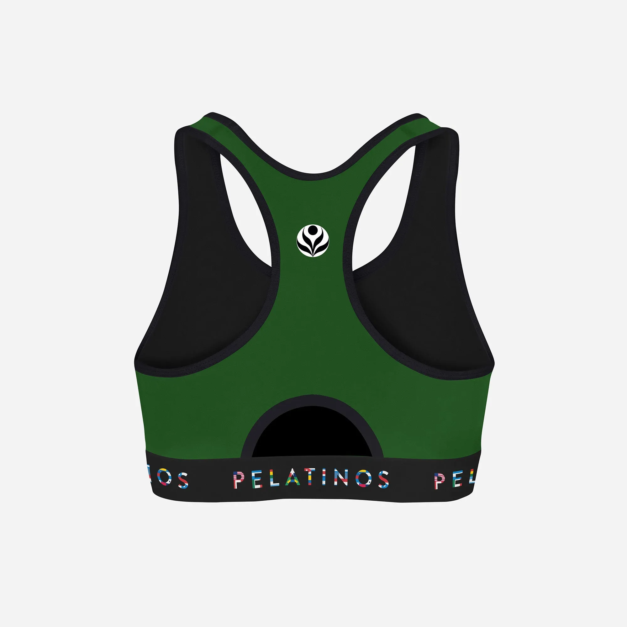 PeLatinos Color Logo Patria - Sports Bra