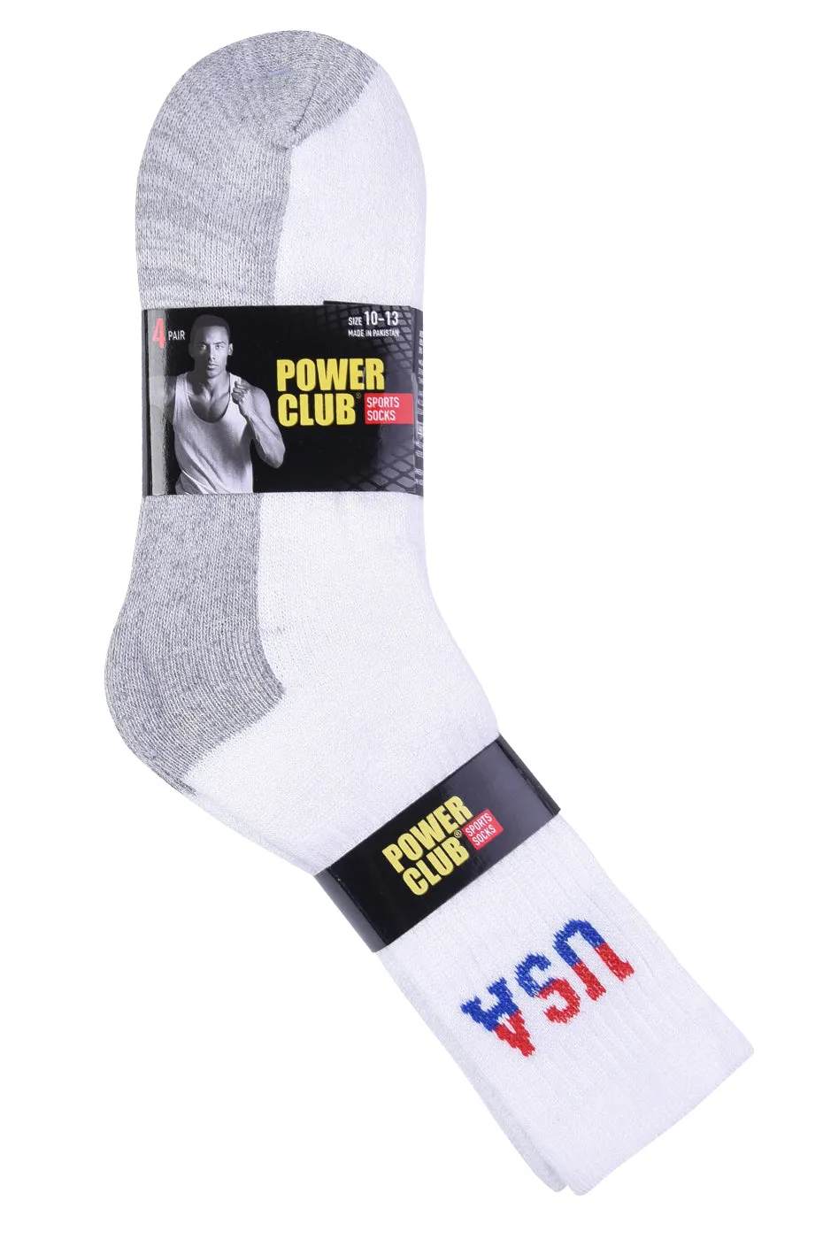 POWER CLUB CREW SPORTS SOCKS (PC274_G-BUSA)