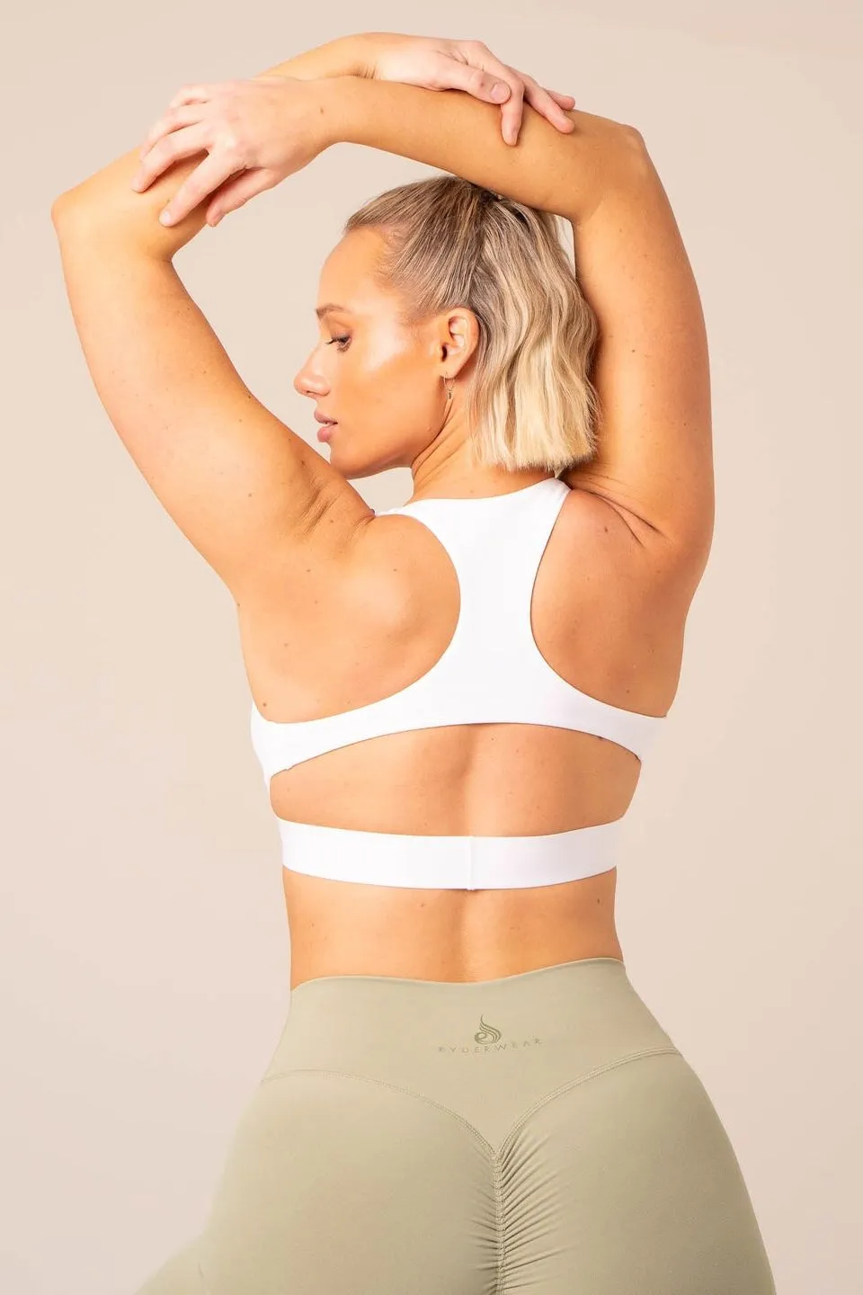 Prime Sports Bra | White