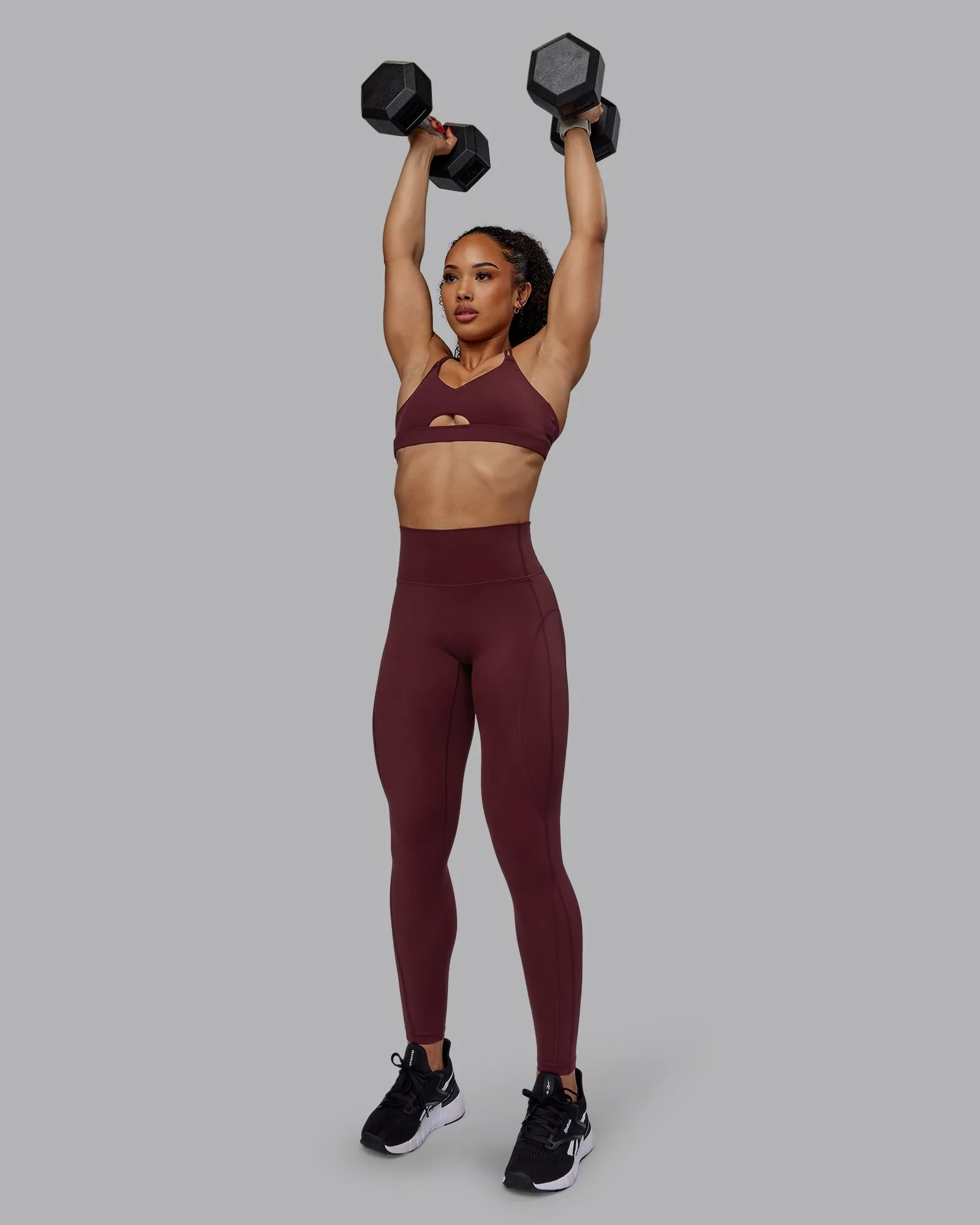 Pursue Sports Bra - Dark Cherry