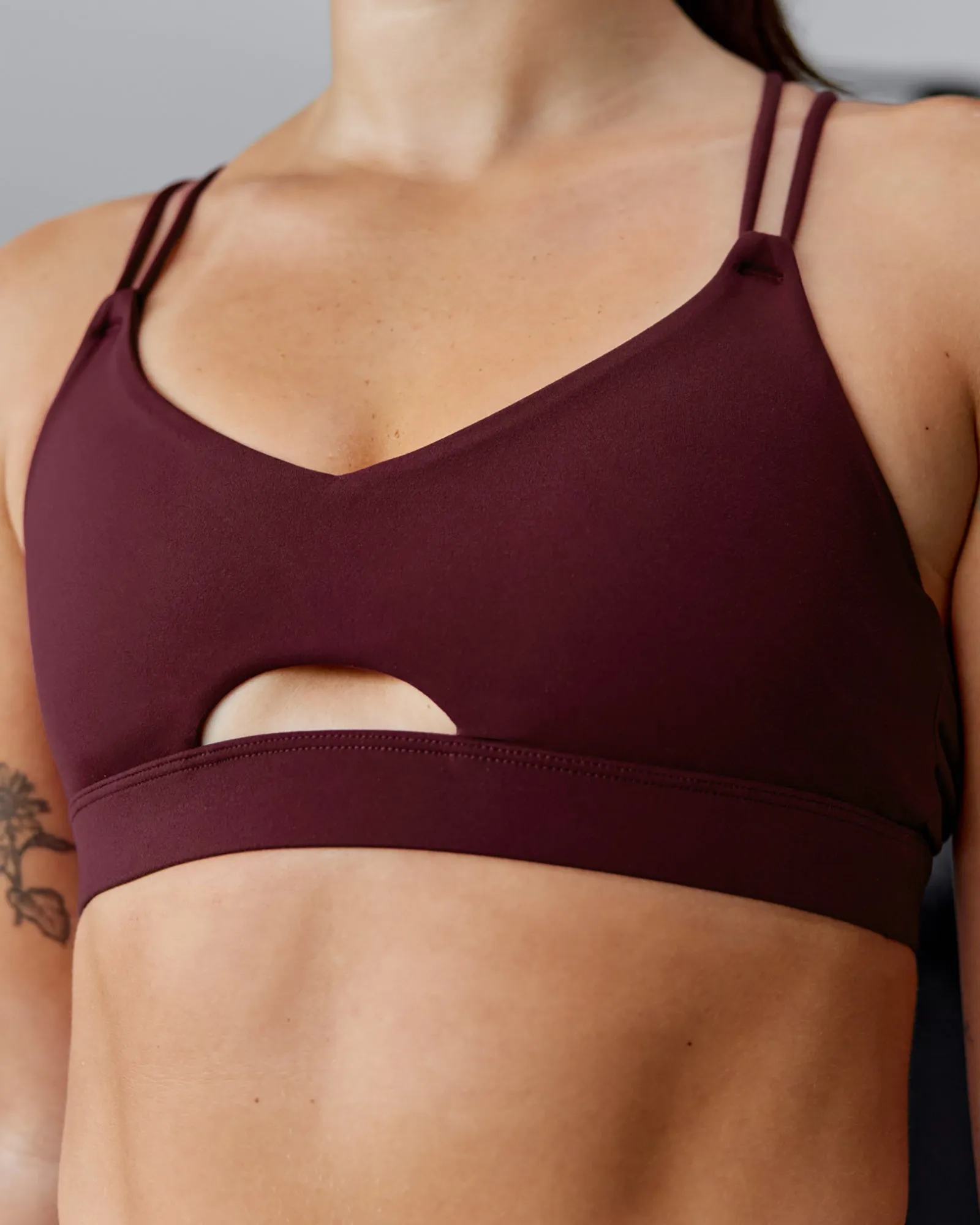 Pursue Sports Bra - Dark Cherry