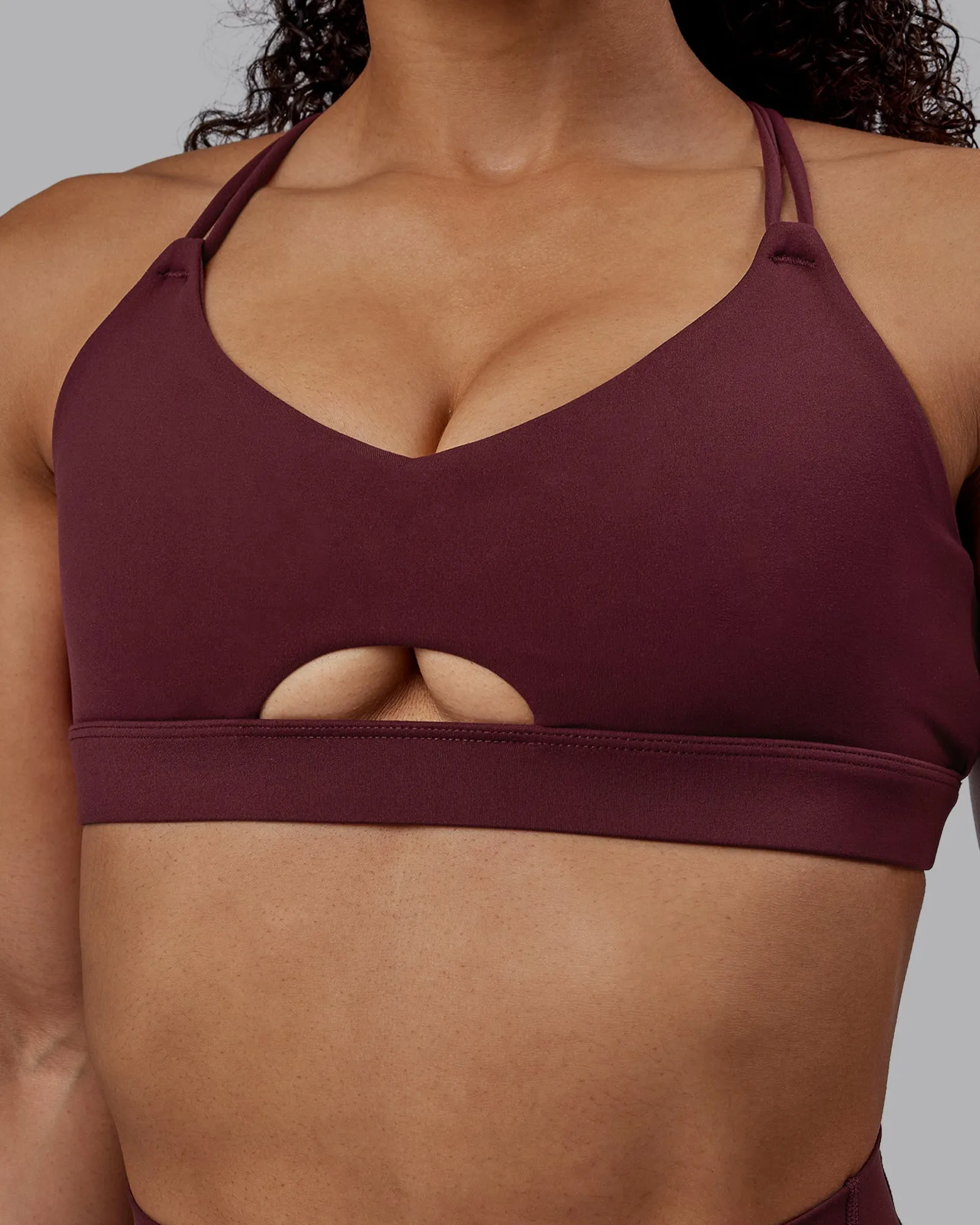 Pursue Sports Bra - Dark Cherry