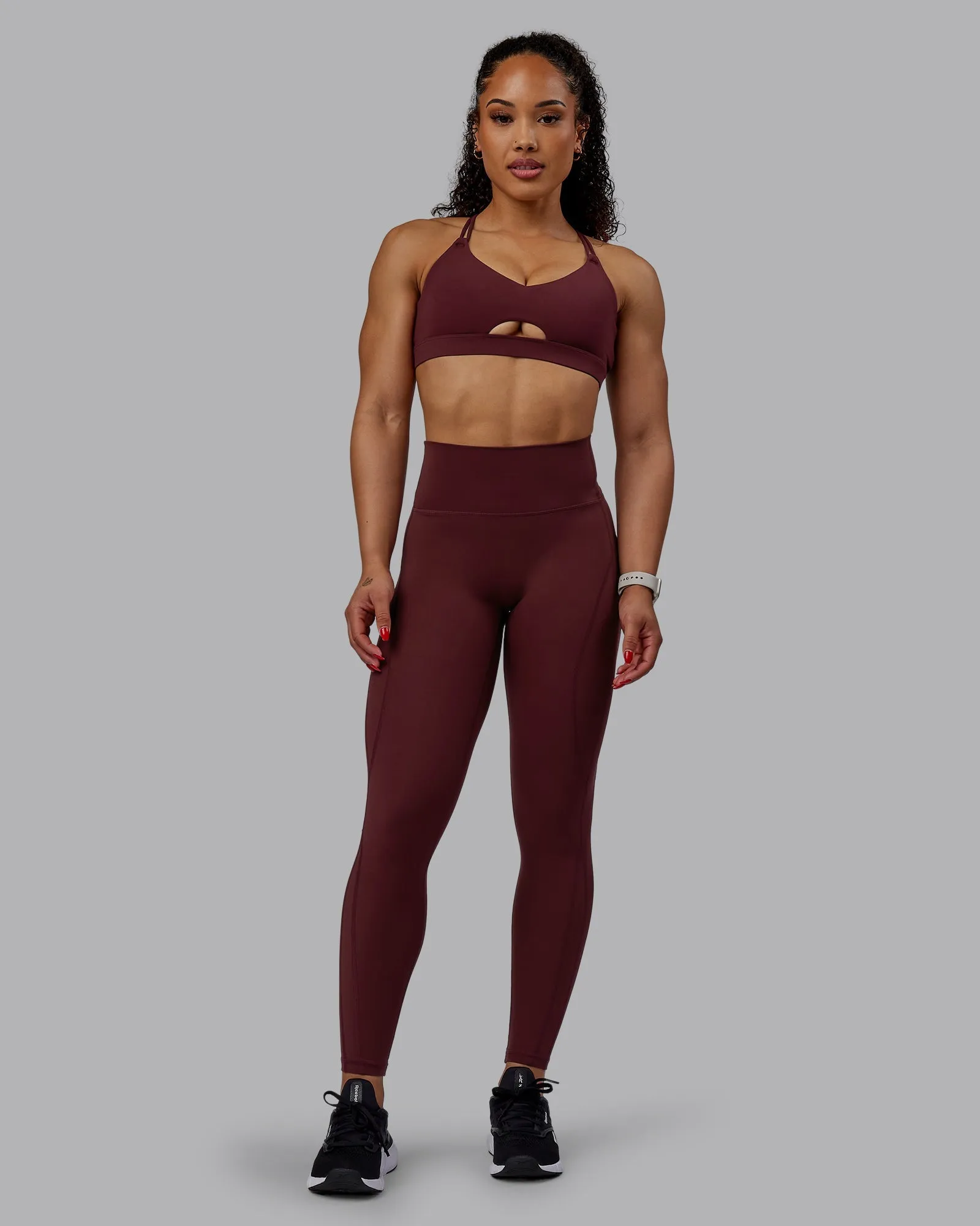 Pursue Sports Bra - Dark Cherry