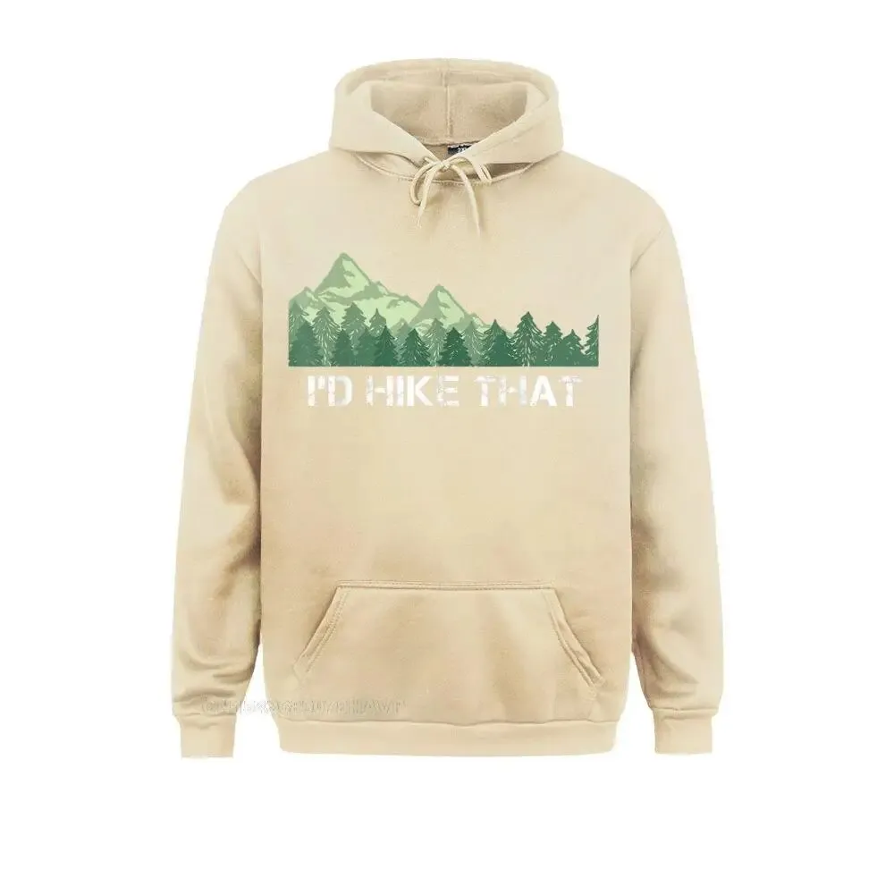 "I'd Hike That" Outdoor Camping Gift Hoodies for Men - Stylish and Comfortable