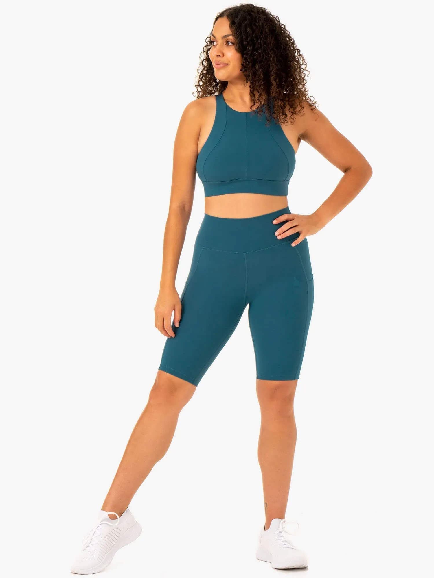 Reset High Impact Sports Bra - Teal