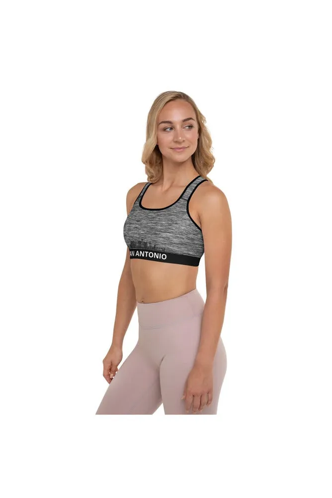 San Antonio Skyline Padded Sports Bra