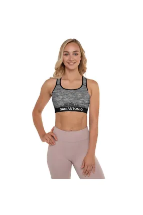 San Antonio Skyline Padded Sports Bra