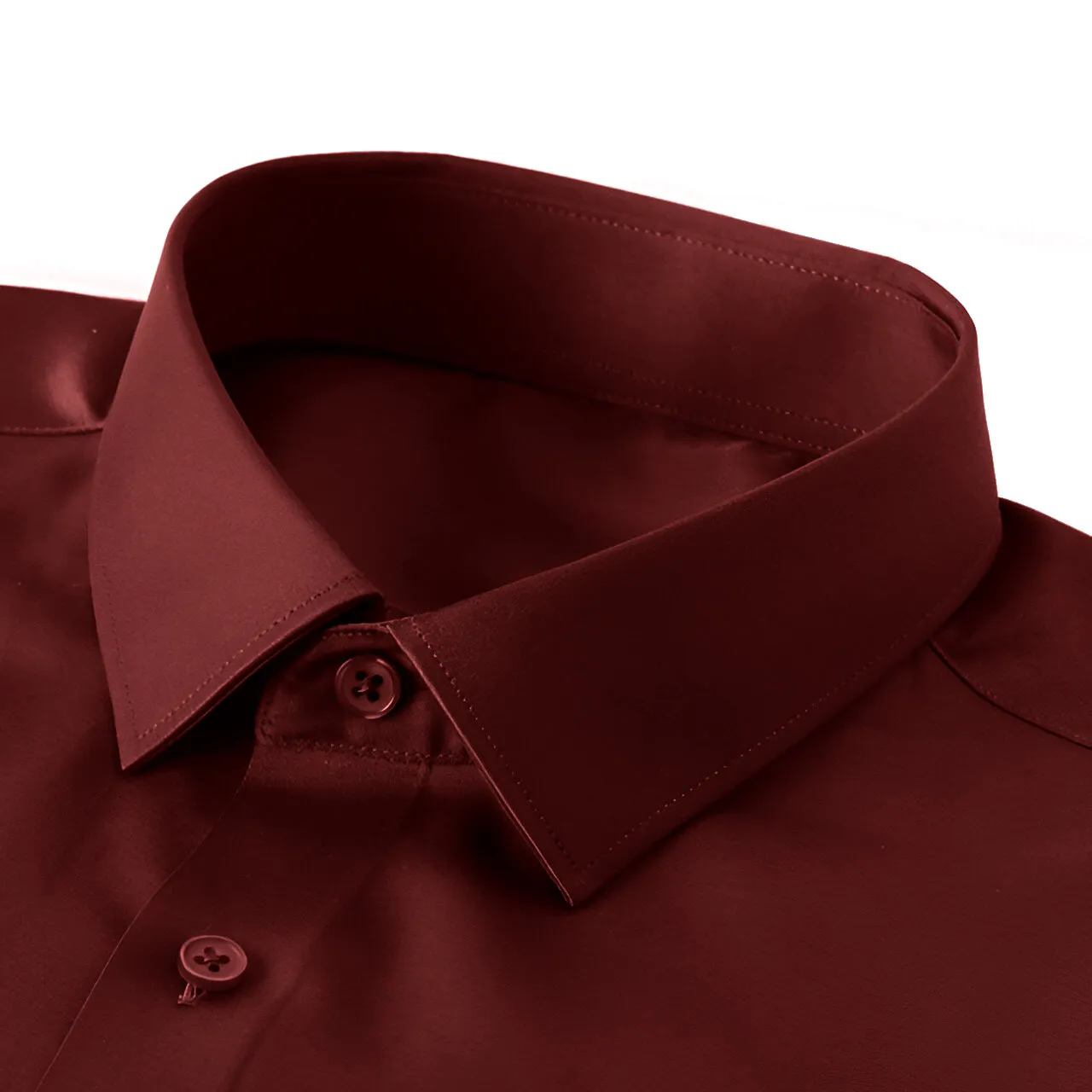 Single Pocket Formal Shirts - Maroon