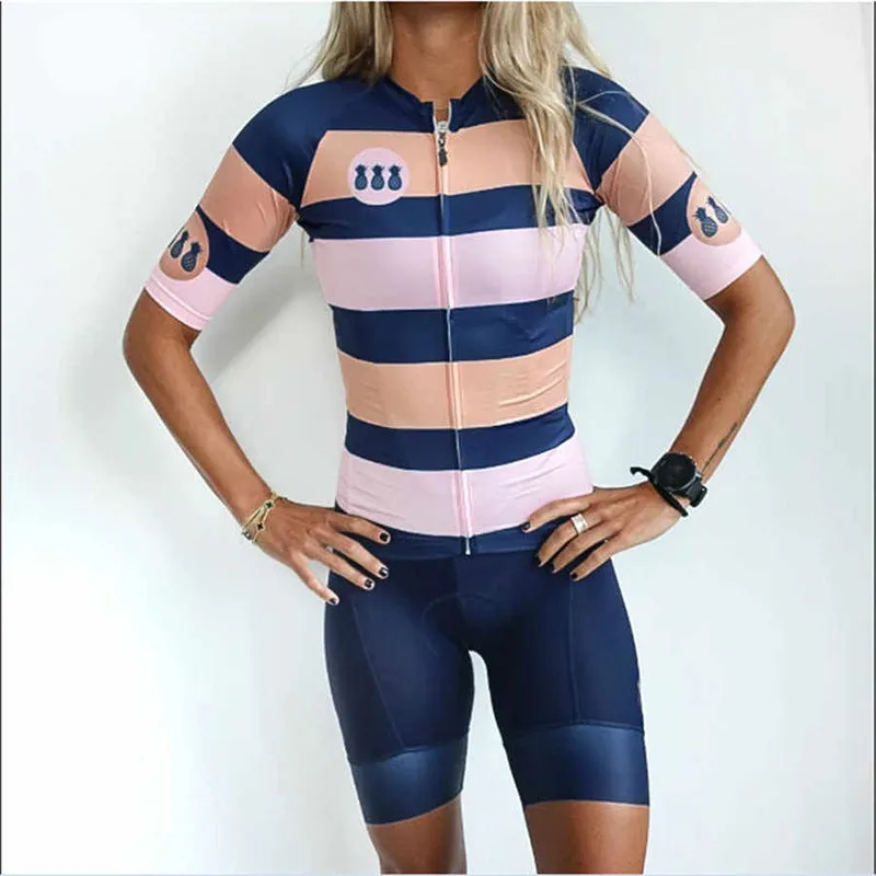 Summer Men's And Women's Short-sleeved Cycling Suits