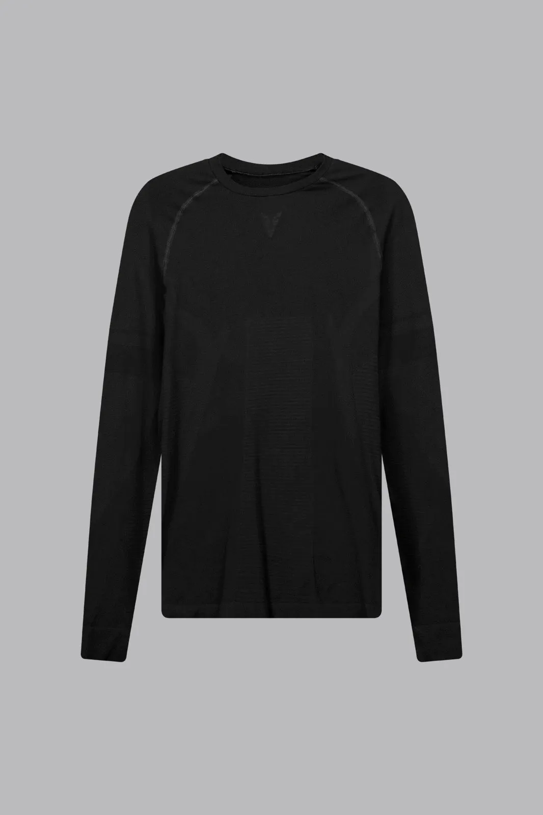 V_BASE SEAMLESS LONG SLEEVED T-SHIRT - Black