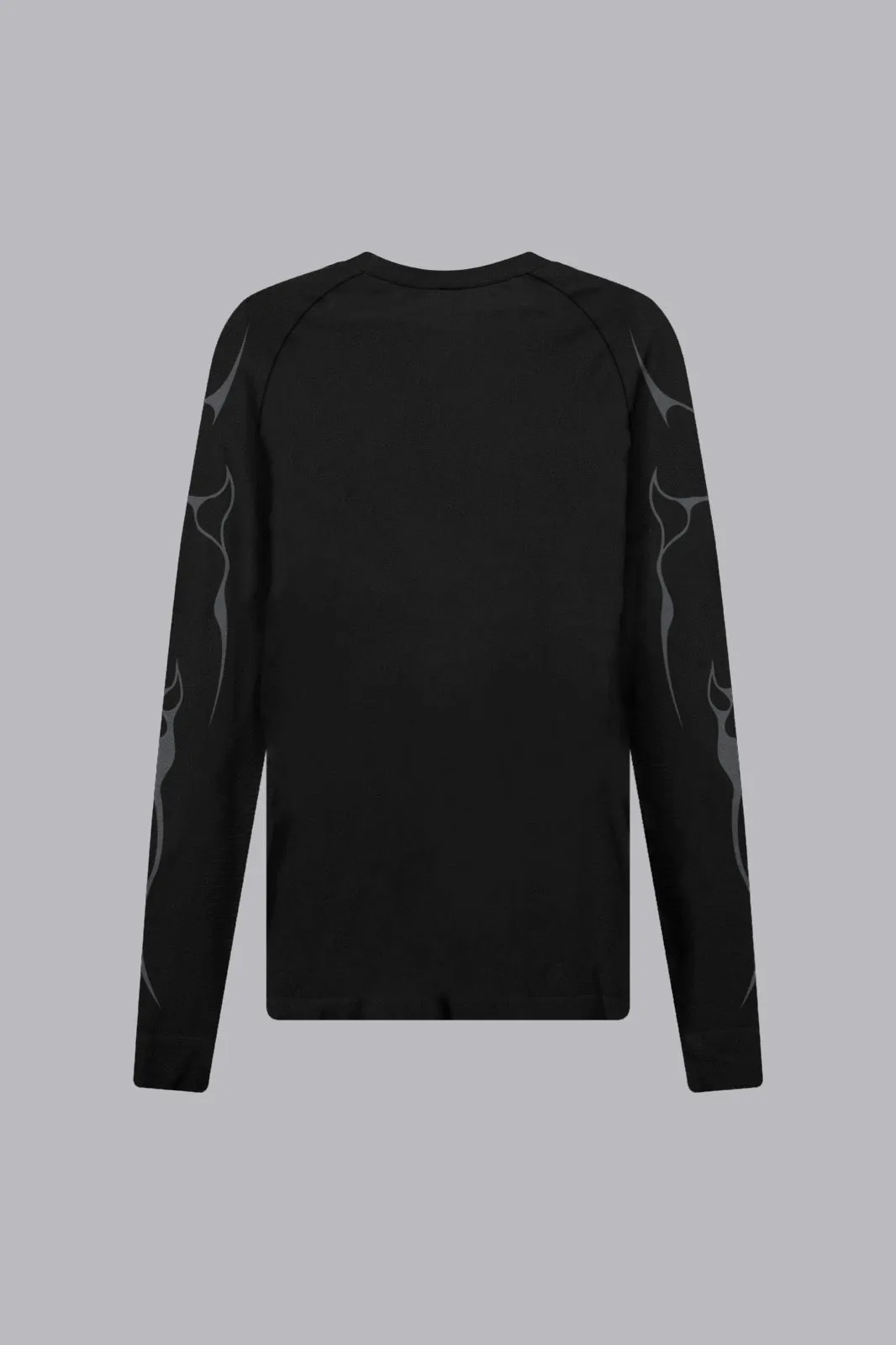 V_BUILD GRAPHIC LONG SLEEVED T-SHIRT - Black