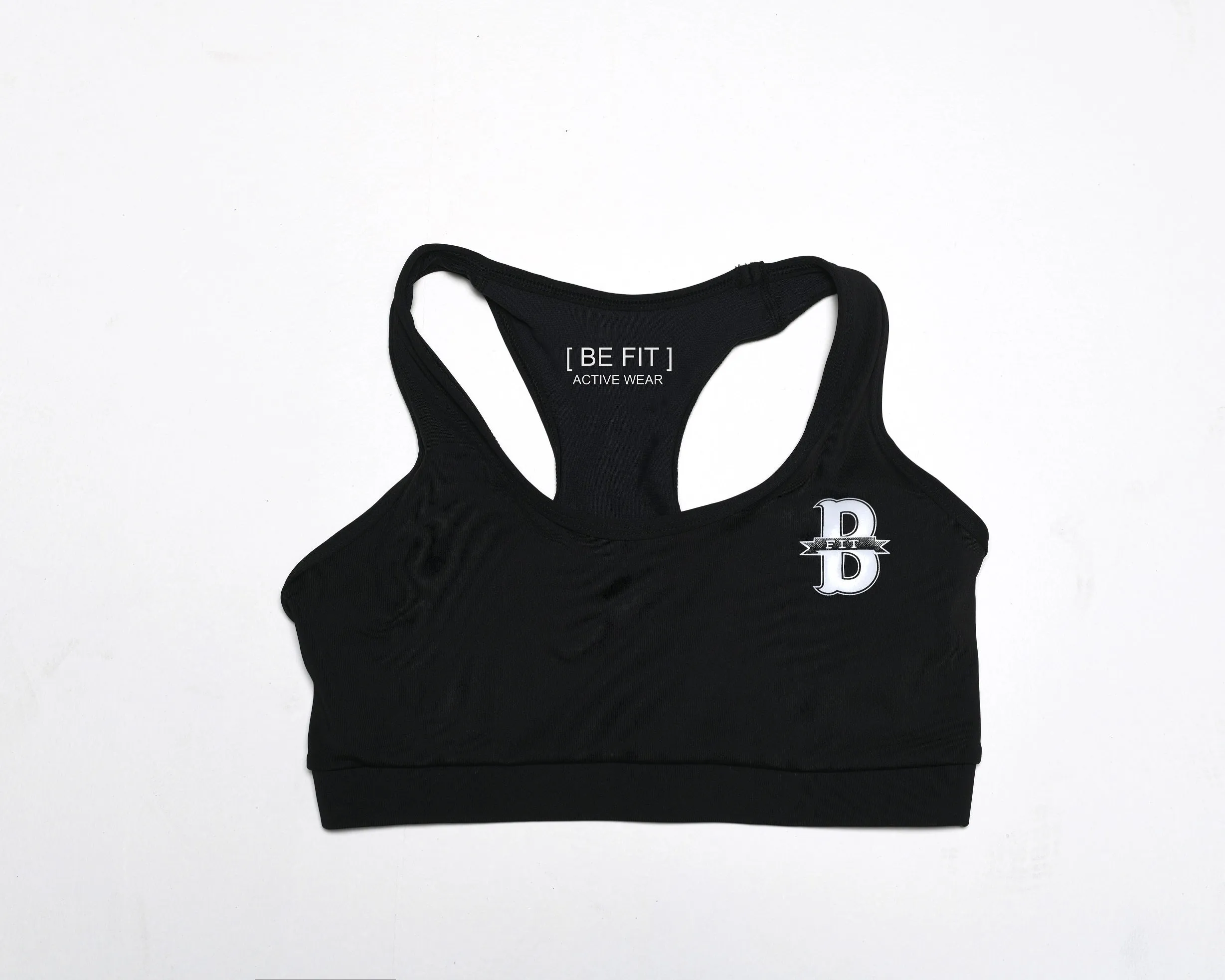 Women's Logo Print Racerback Sports Bra