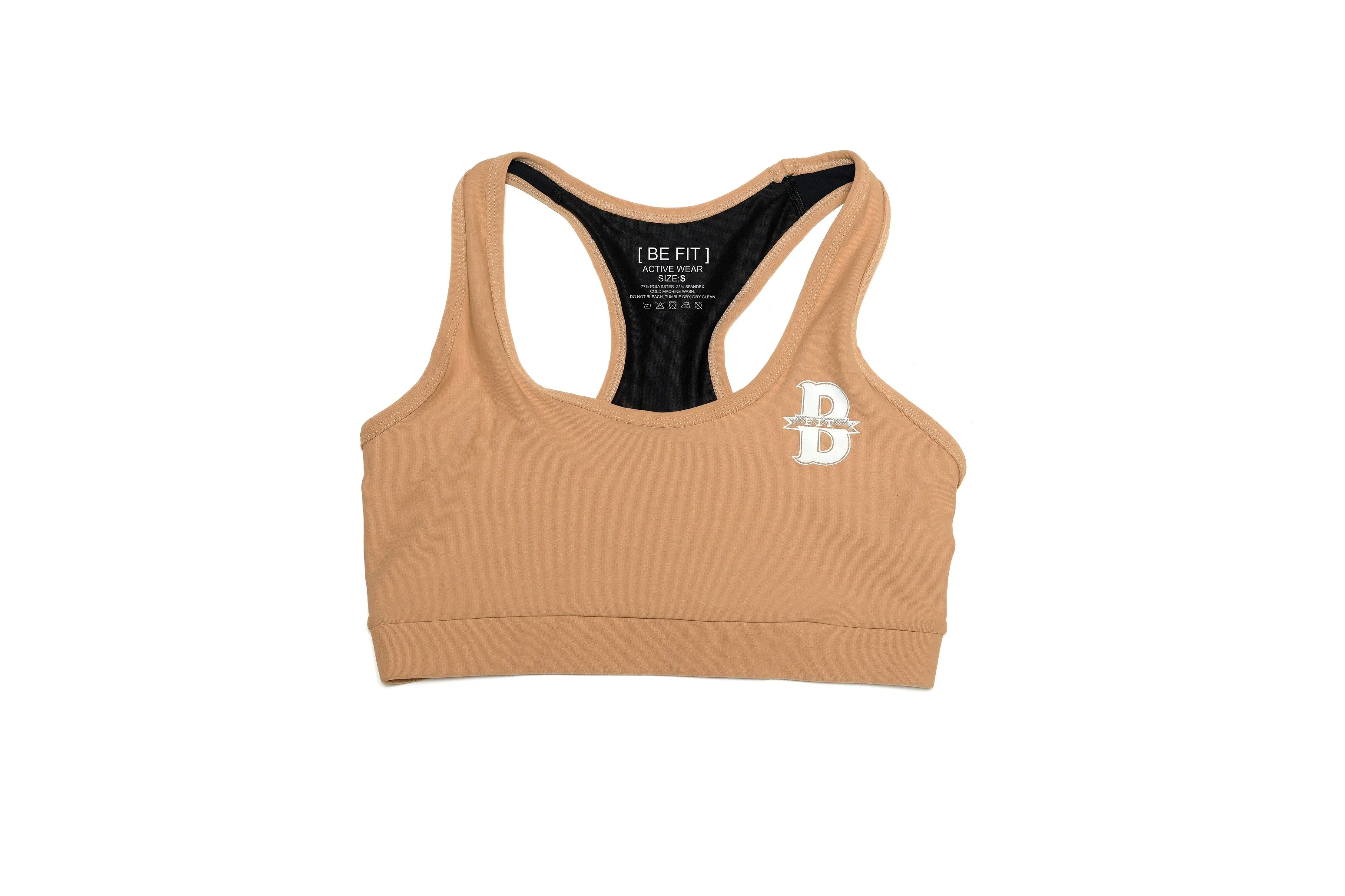 Women's Logo Print Racerback Sports Bra