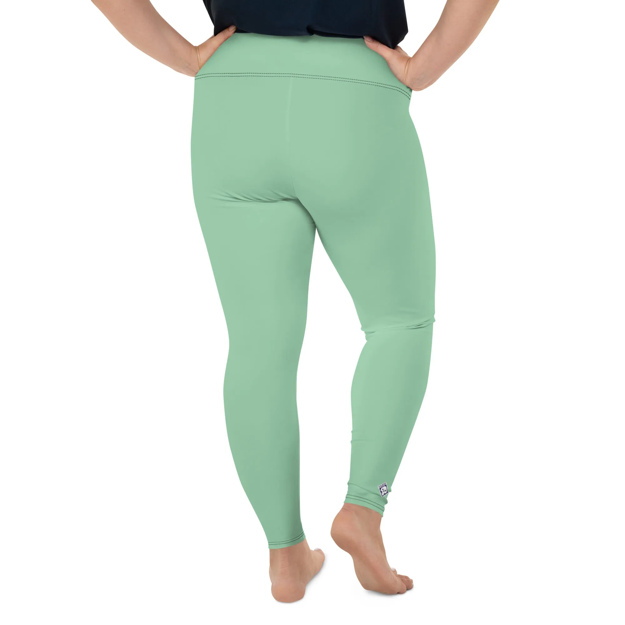 Women's Plus Size Yoga Pants Workout Leggings For Jiu Jitsu 010 - Vista Blue