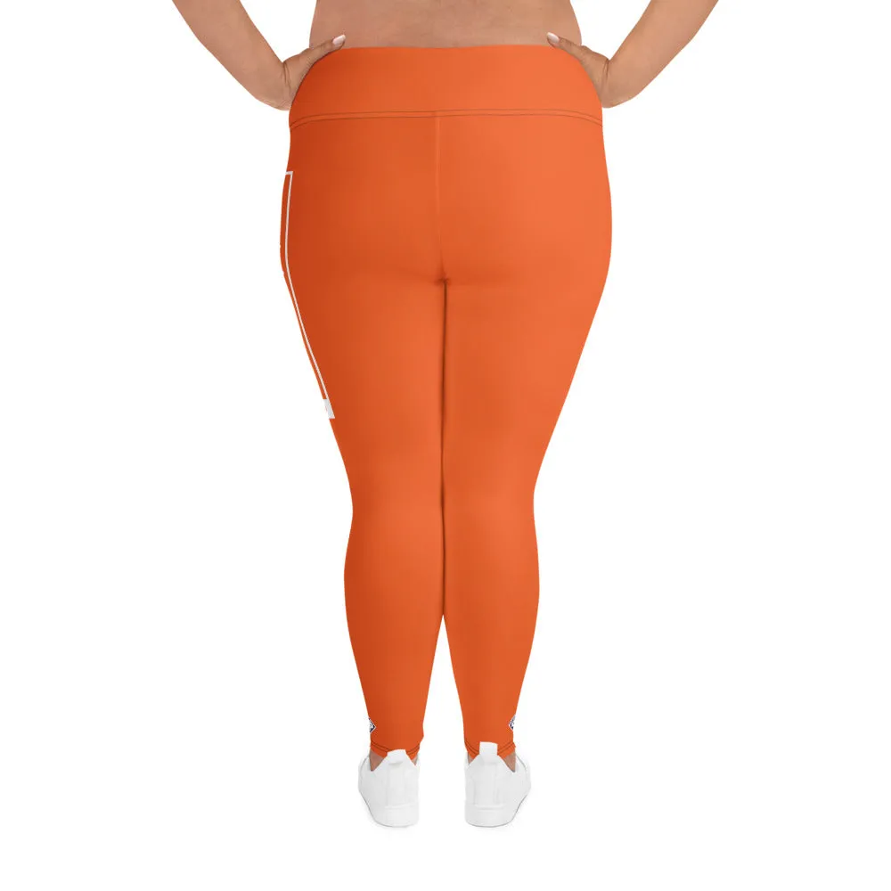 Women's Plus Size Yoga Pants Workout Leggings For Jiu Jitsu 012 - Flamingo