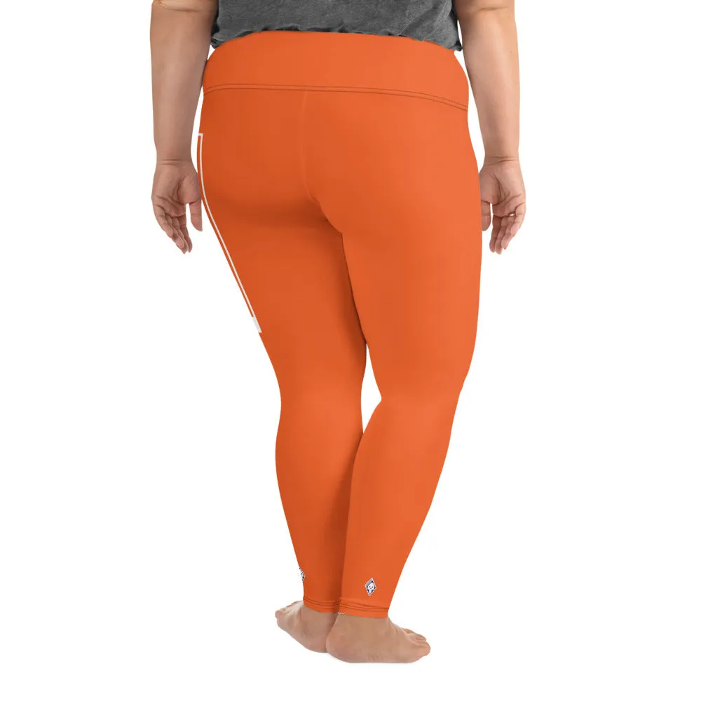 Women's Plus Size Yoga Pants Workout Leggings For Jiu Jitsu 012 - Flamingo