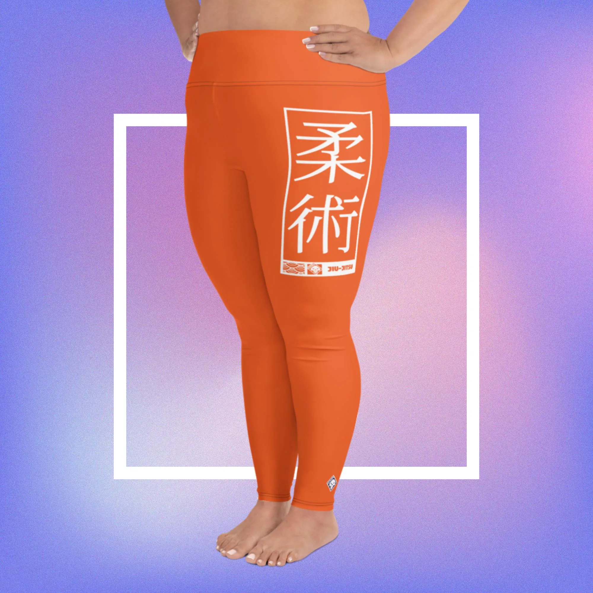 Women's Plus Size Yoga Pants Workout Leggings For Jiu Jitsu 012 - Flamingo