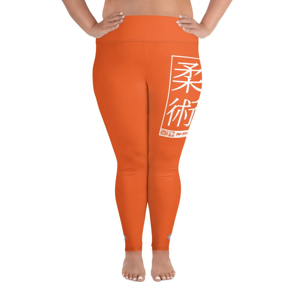 Women's Plus Size Yoga Pants Workout Leggings For Jiu Jitsu 012 - Flamingo