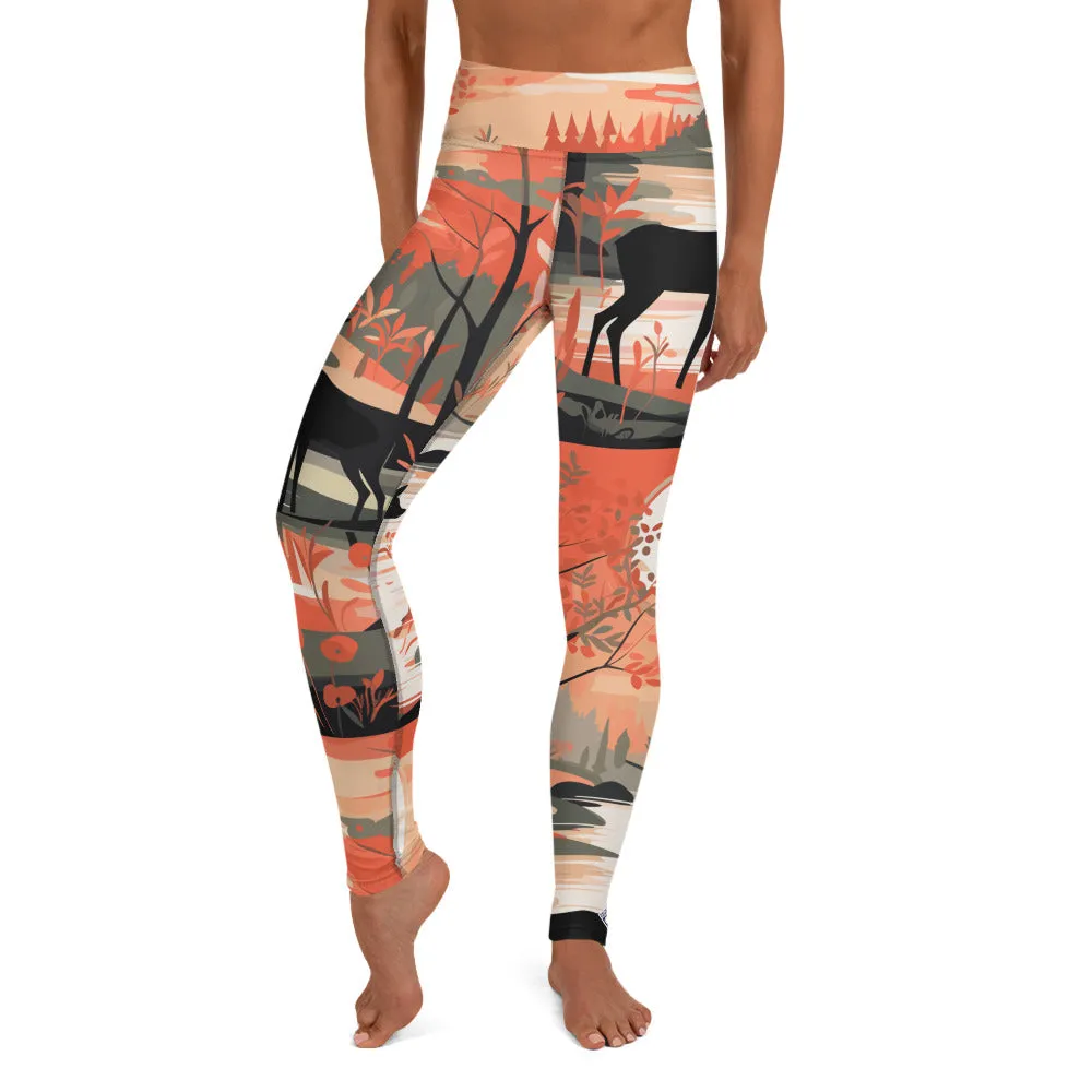 Women's Yoga Pants Workout Leggings - Dear Forest