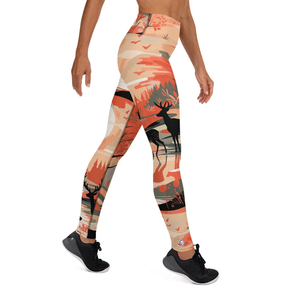 Women's Yoga Pants Workout Leggings - Dear Forest