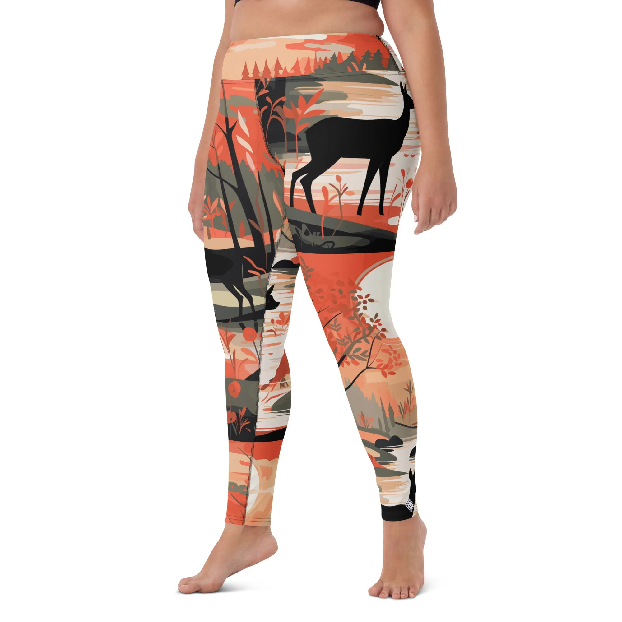 Women's Yoga Pants Workout Leggings - Dear Forest