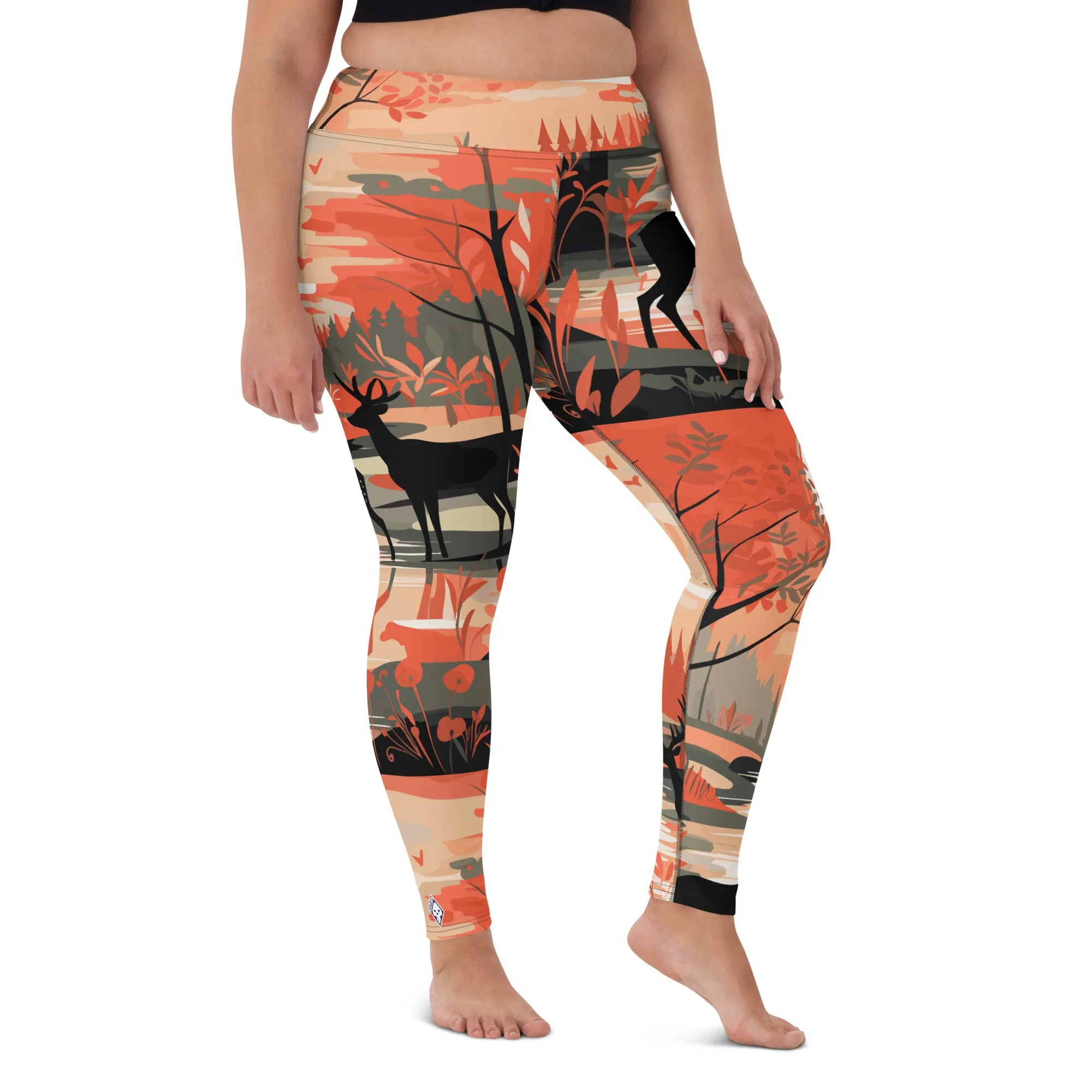 Women's Yoga Pants Workout Leggings - Dear Forest